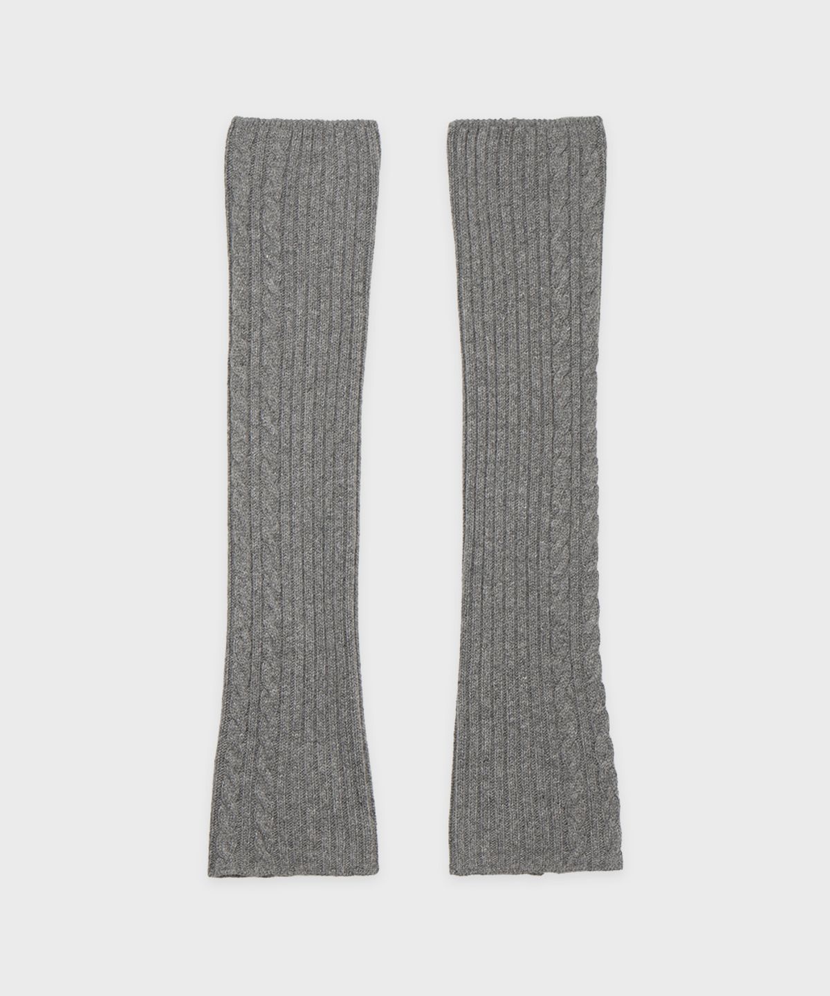 시눈(SINOON) Cable Knit Warmer (Melange Grey)