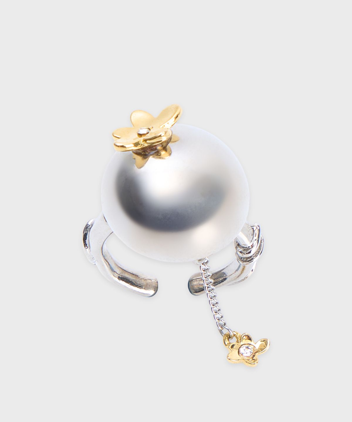 시눈(SINOON) Soft Dome Ring (Silver Gold)