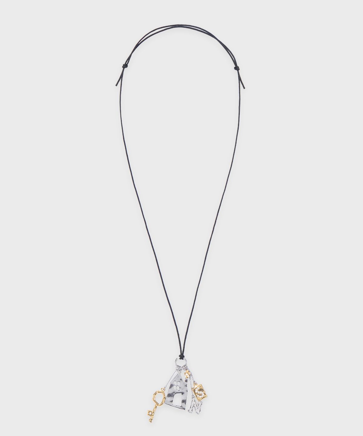 시눈(SINOON) Home Charm Necklace (Silver Gold)