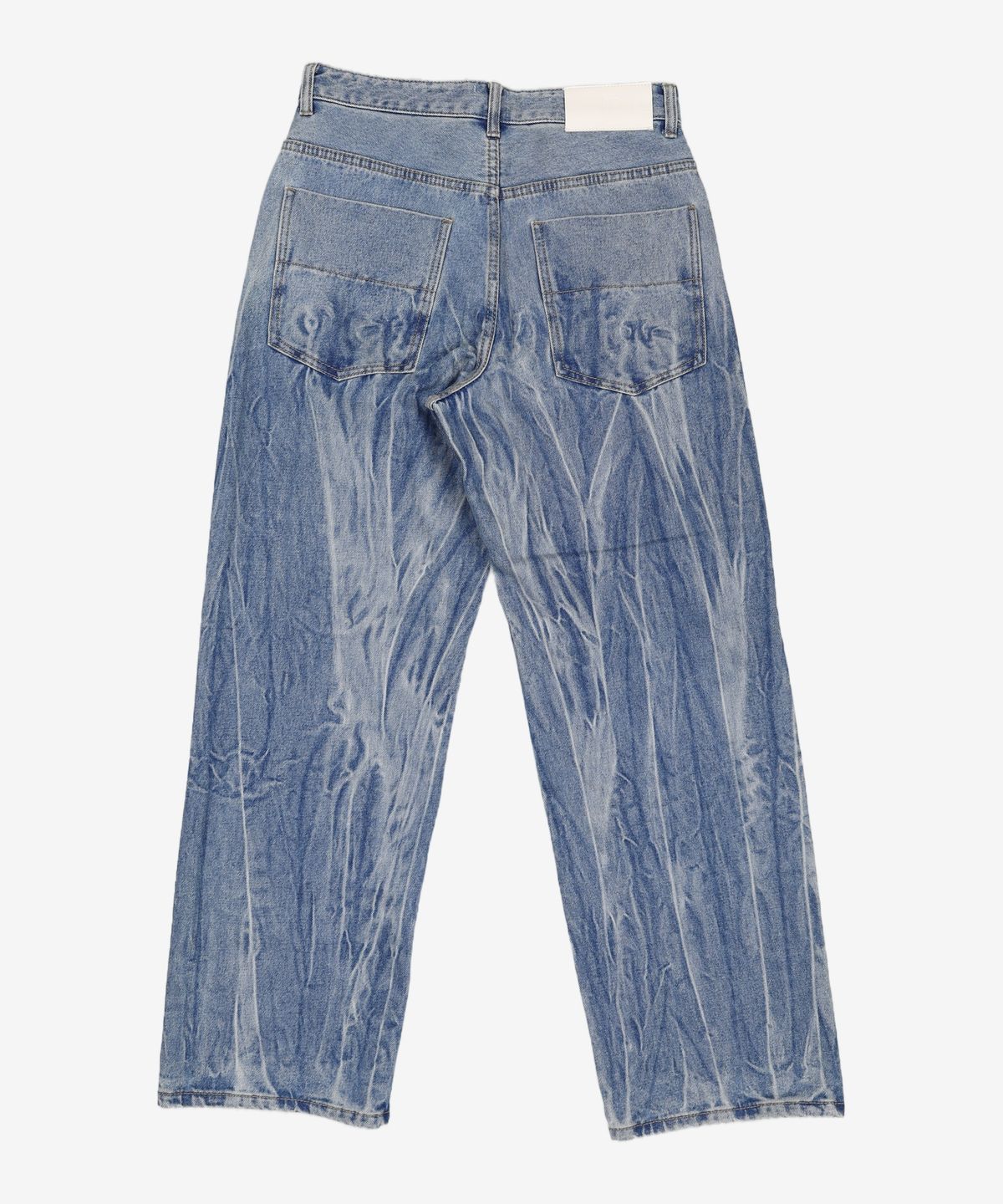 데케트(DECET) Mid Rise Wide Jeans DCPT027BlueCenter 30