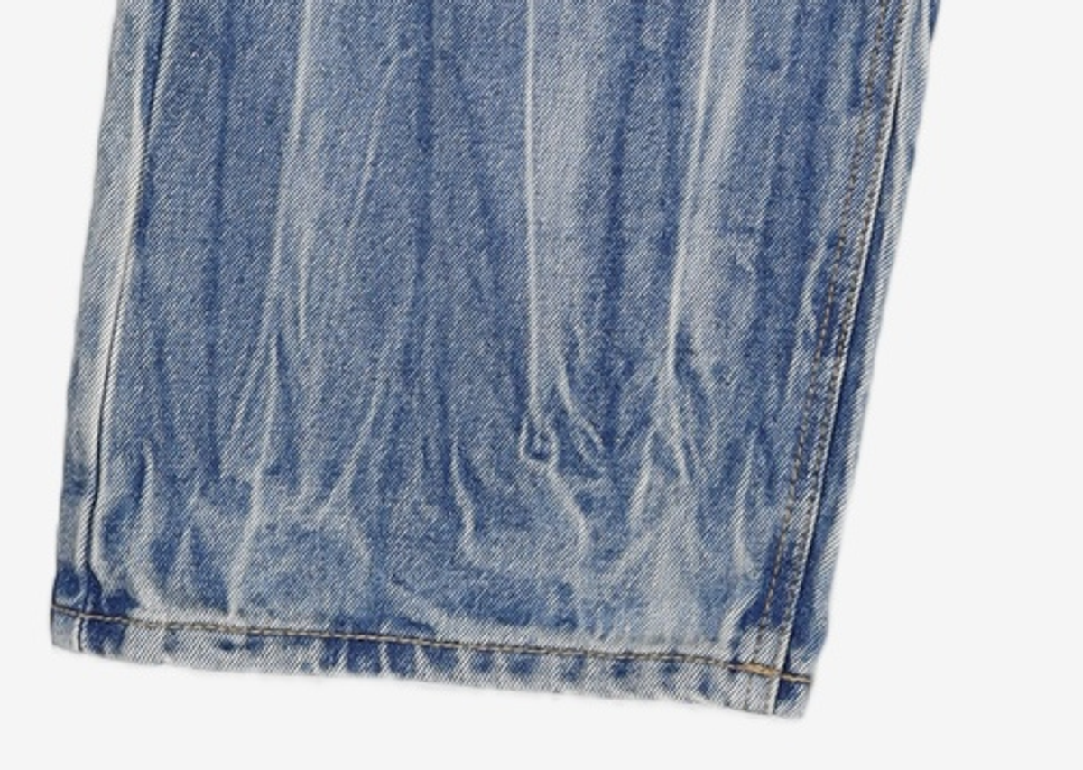 데케트(DECET) Mid Rise Wide Jeans DCPT027BlueCenter 30