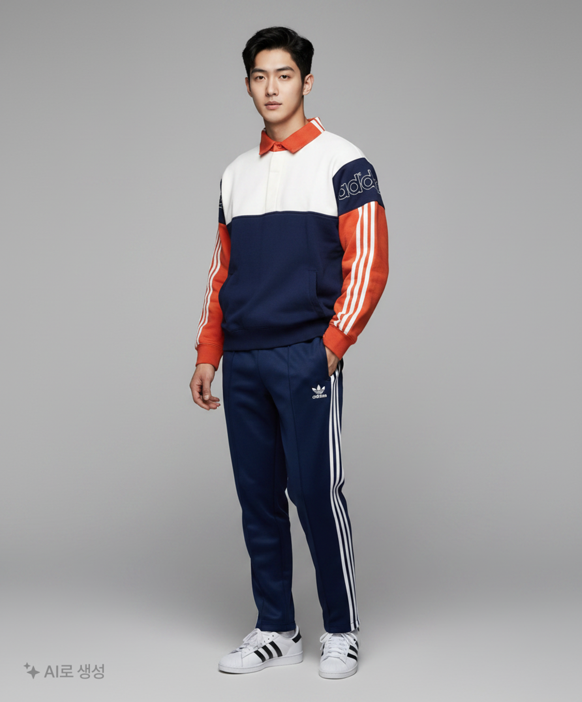 아디다스(ADIDAS) [DV3146] 럭비 스웨트 - 네이비 XL