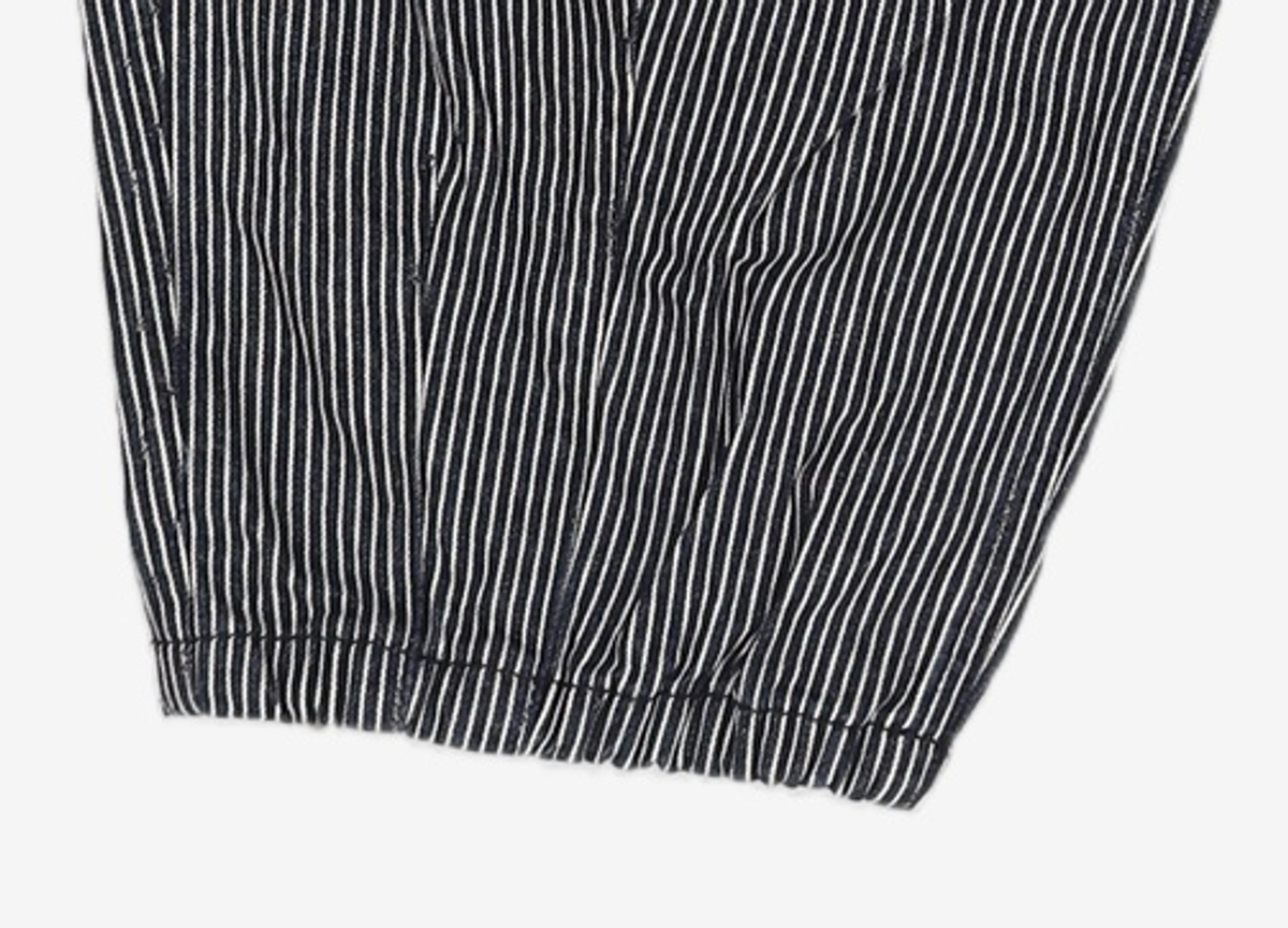 오가프(OGARP) Hickory Stripe Denim Pants Black 2