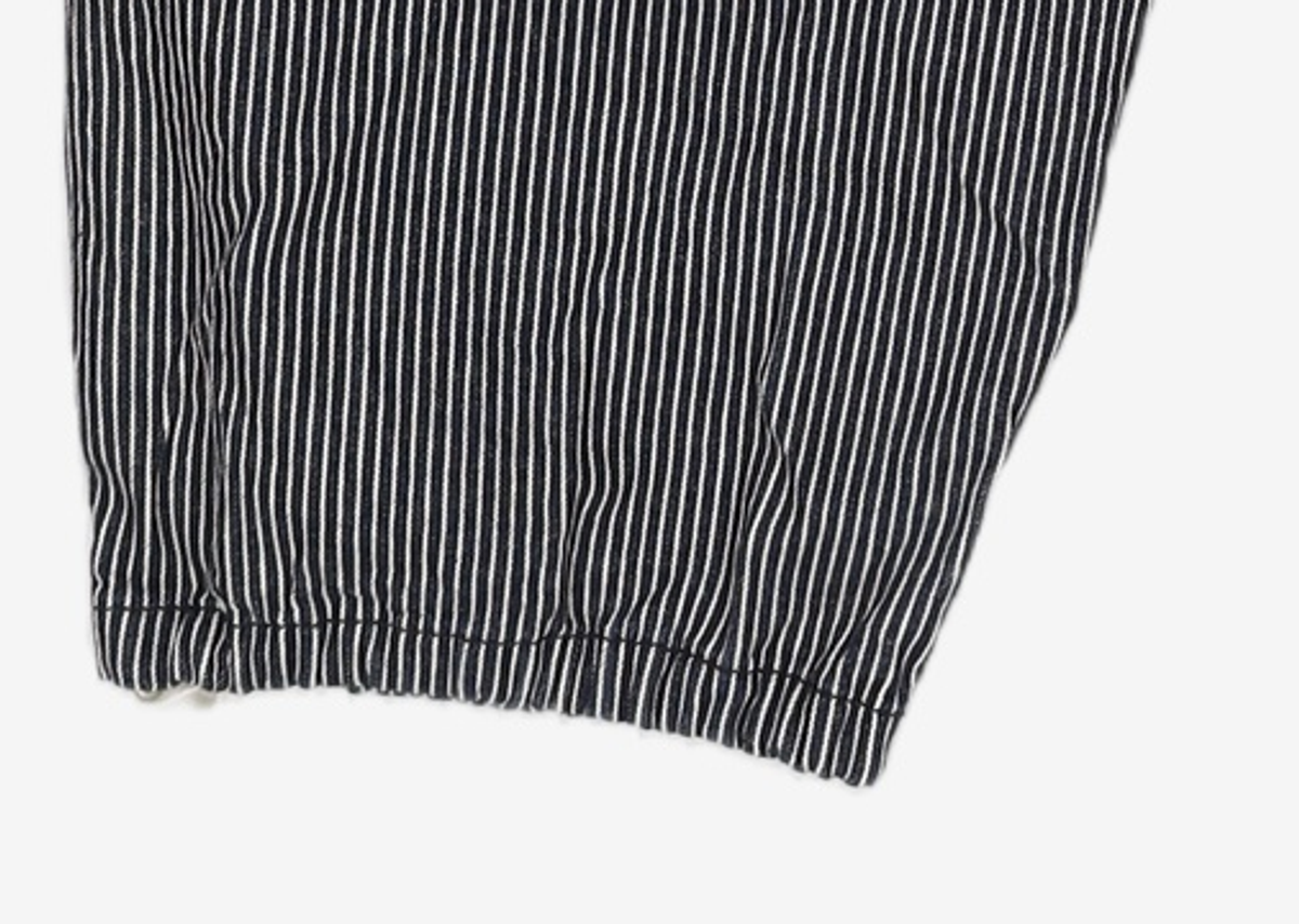 오가프(OGARP) Hickory Stripe Denim Pants Black 2