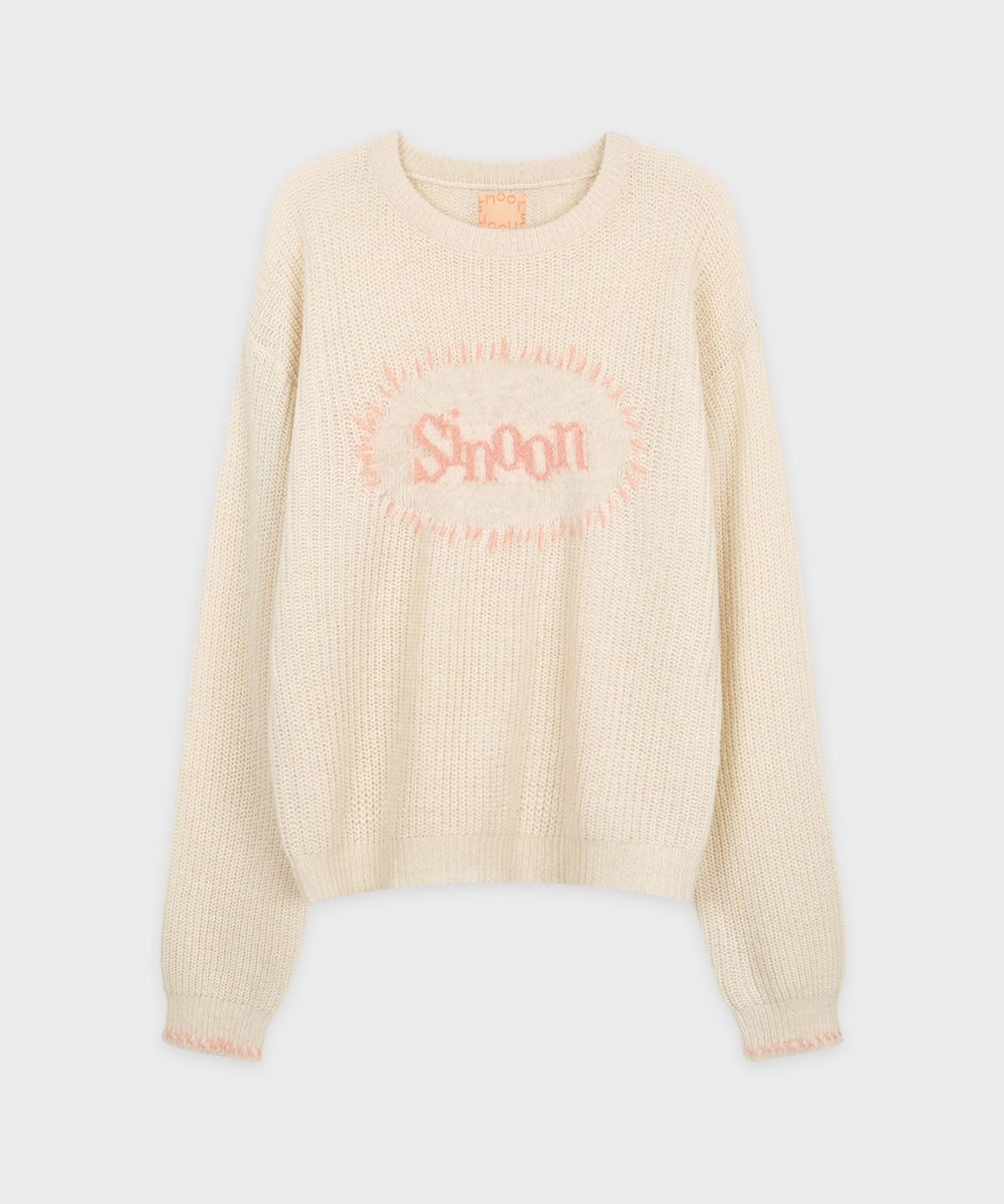 시눈(SINOON) Sinoon Logo Knit (Ivory)