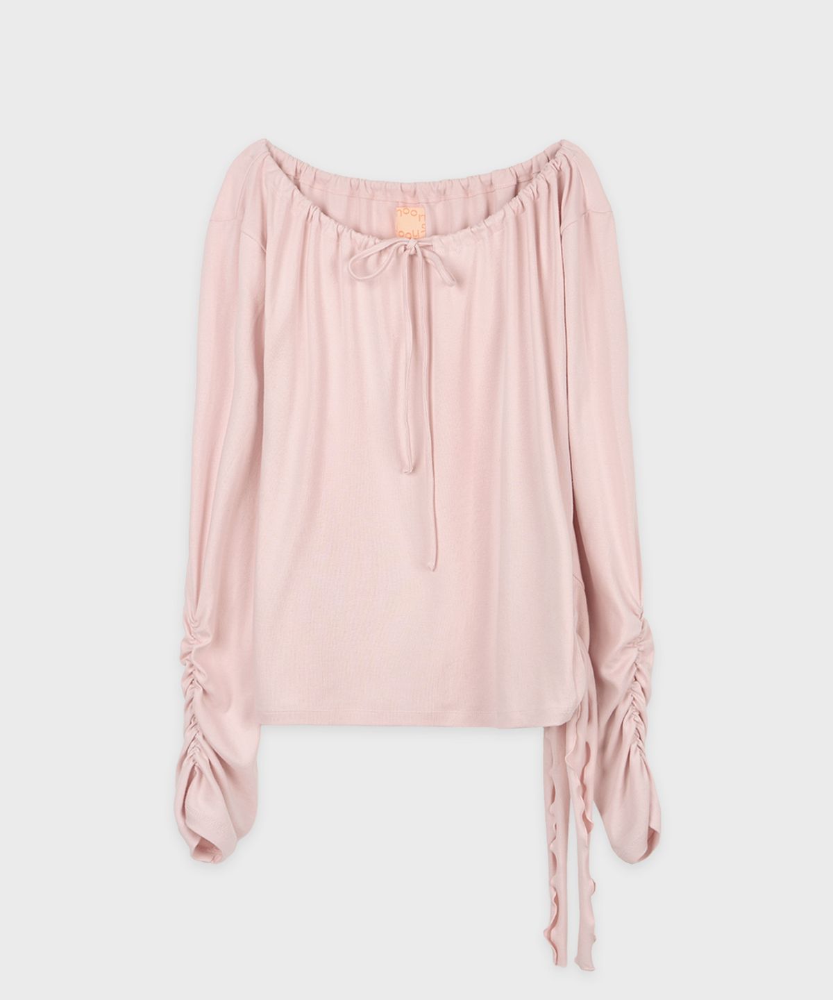 시눈(SINOON) Side Tie T-Shirt (Pink)