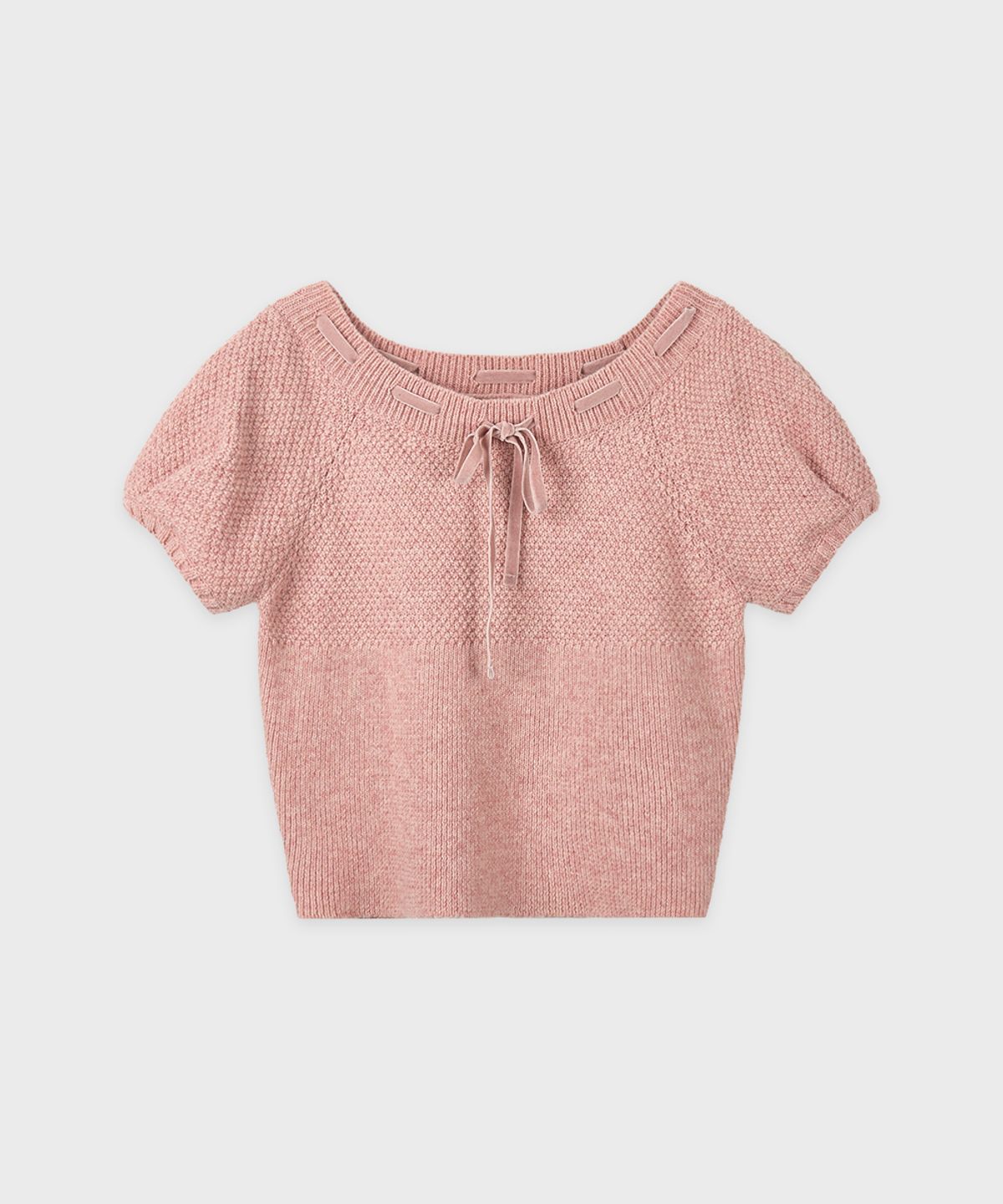 시눈(SINOON) Puffed Raglan Knit (Pink)