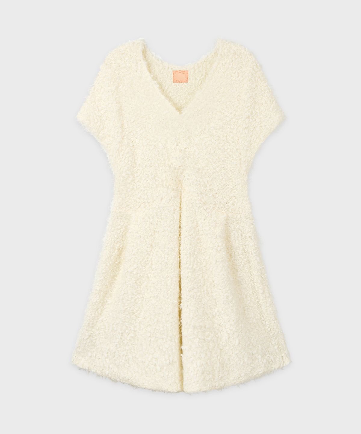 시눈(SINOON) V-Neck Flare Knit (Ivory)