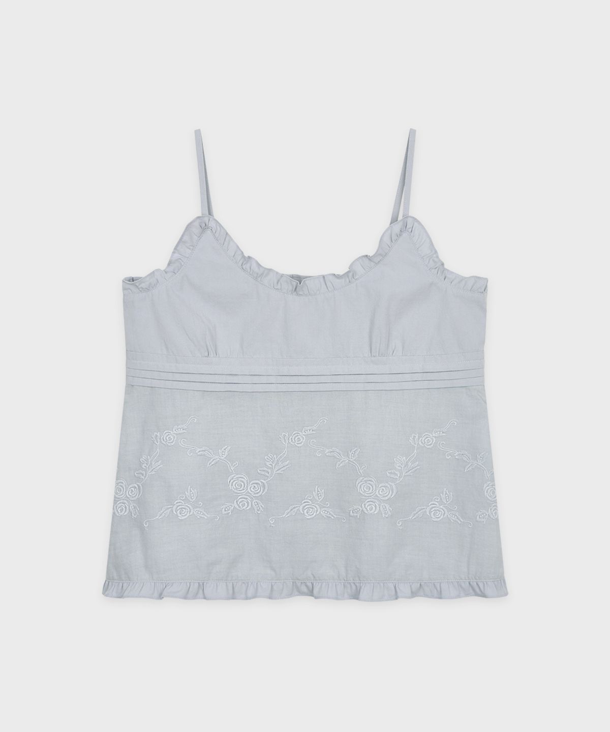 시눈(SINOON) Rose Cotton Sleeveless (Light Blue)