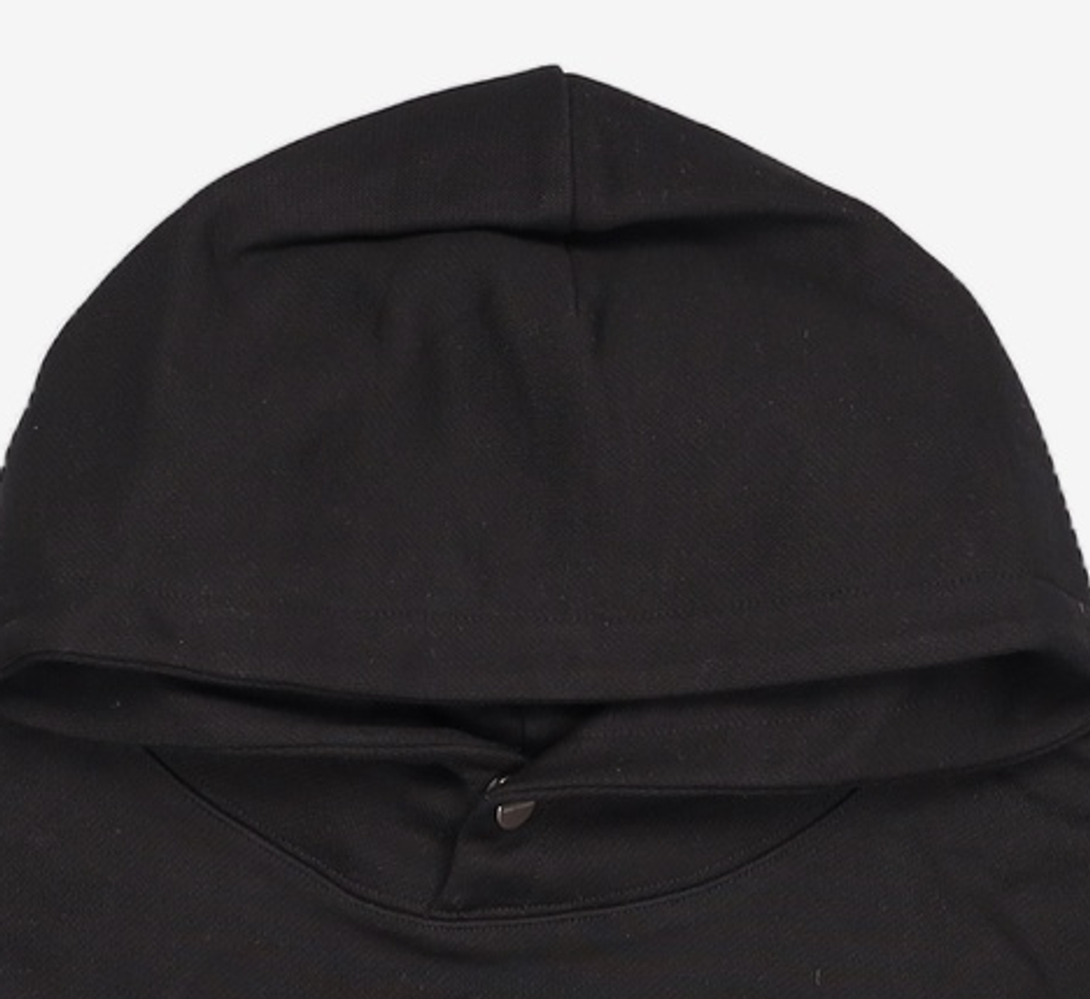 쓰리투에이티(THREE TO EIGHTY) RUFFLED SWEAT HOODIE (BLACK) OS
