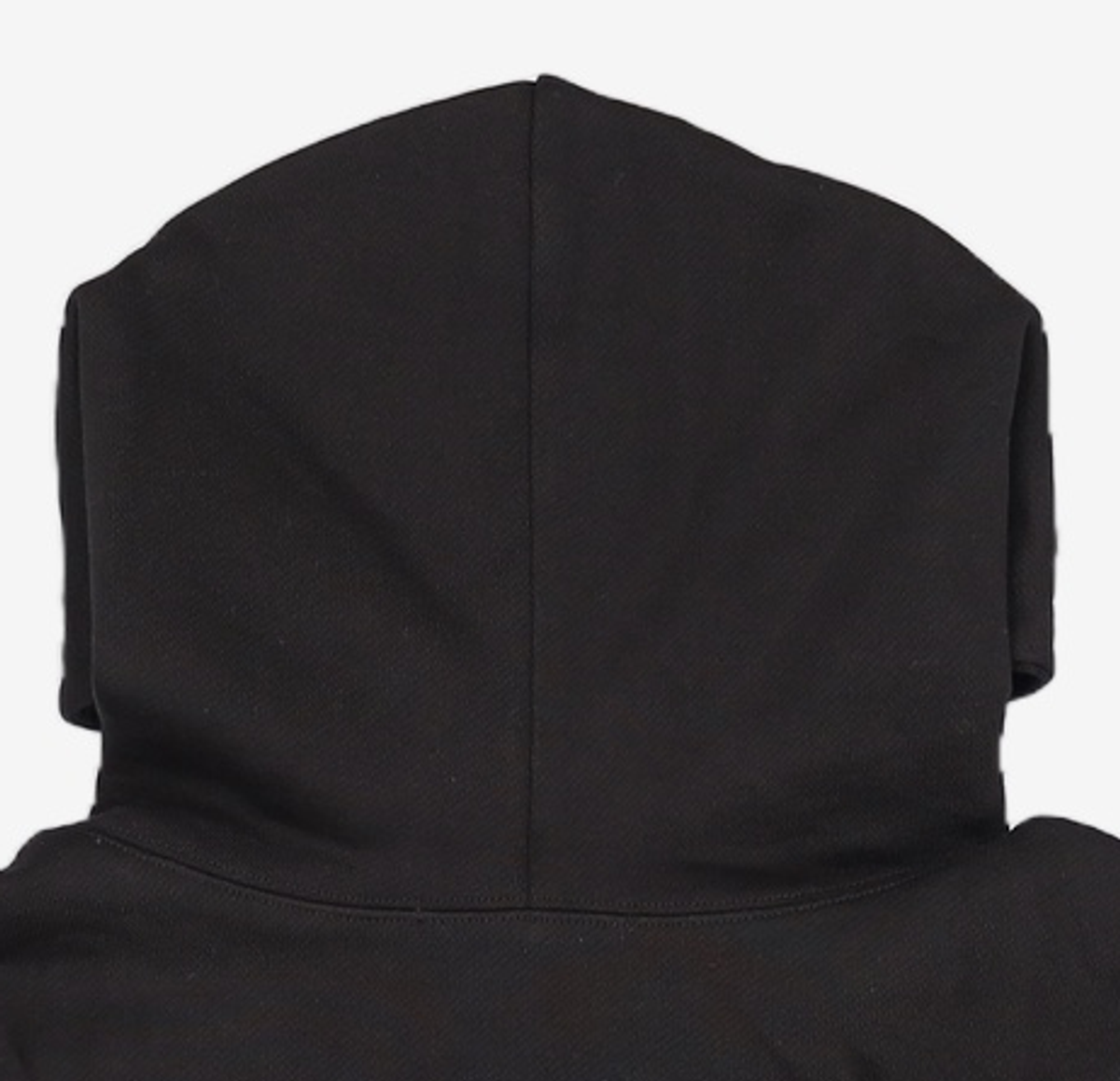 쓰리투에이티(THREE TO EIGHTY) RUFFLED SWEAT HOODIE (BLACK) OS