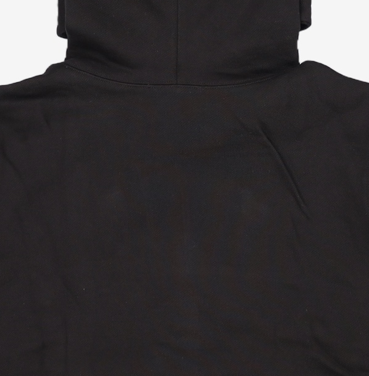 쓰리투에이티(THREE TO EIGHTY) RUFFLED SWEAT HOODIE (BLACK) OS