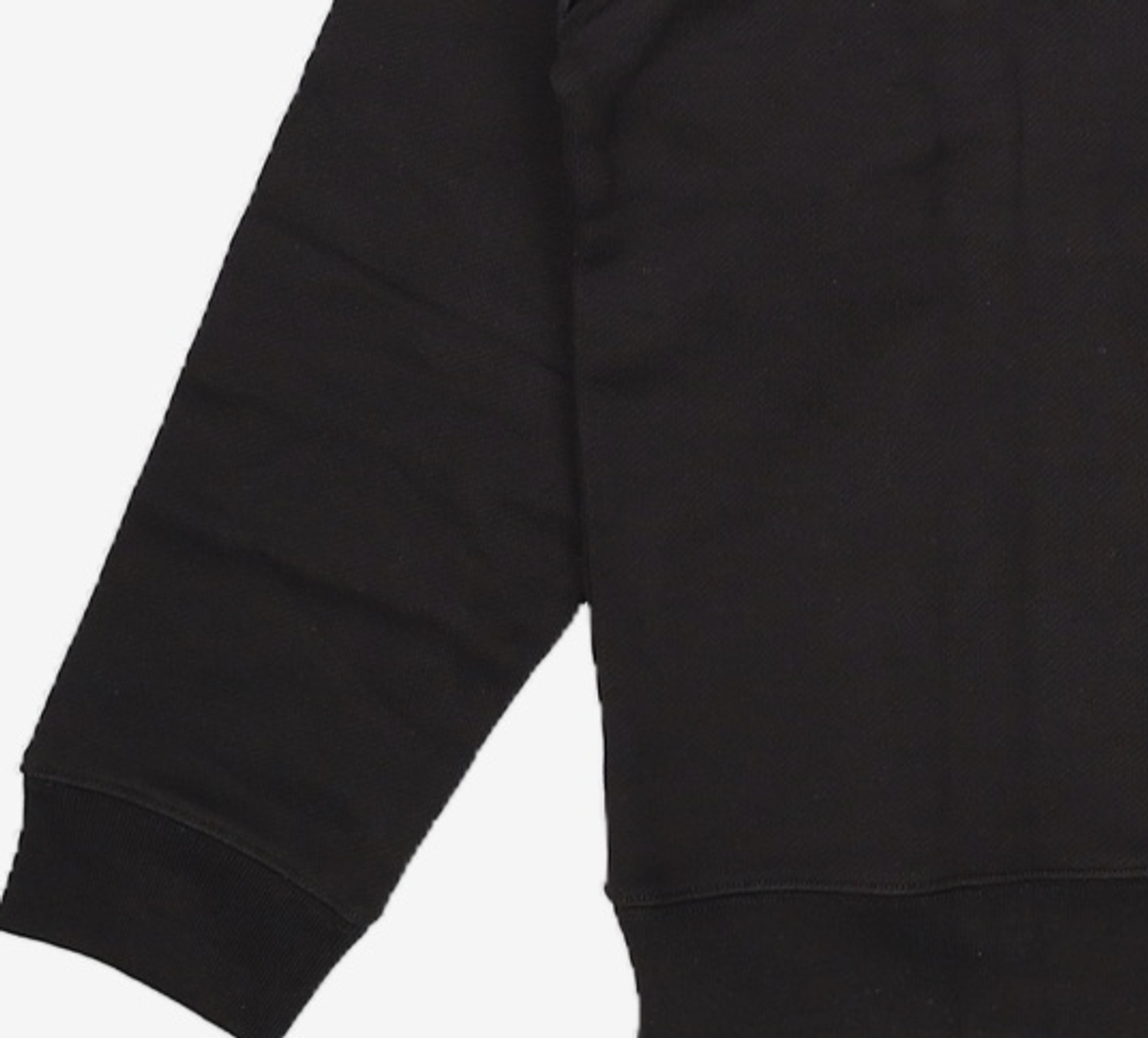쓰리투에이티(THREE TO EIGHTY) RUFFLED SWEAT HOODIE (BLACK) OS