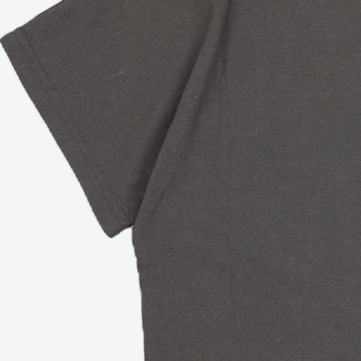 포르테나(PORTERNA) HOTFIX ONE-SHOULDER UNBALANCE T-SHIRT-CHARCOAL OS