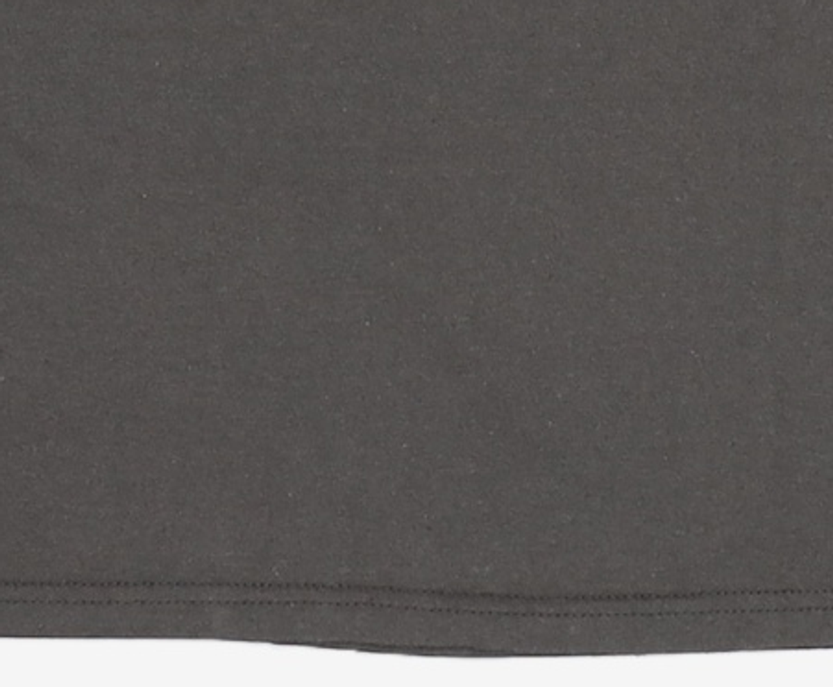 포르테나(PORTERNA) HOTFIX ONE-SHOULDER UNBALANCE T-SHIRT-CHARCOAL OS