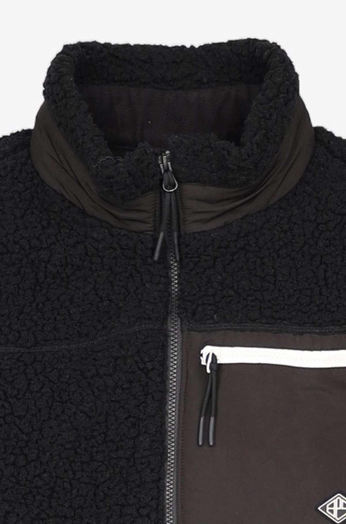 빈폴 스포츠(BEANPOLE SPORT) 블랙 여성 보아 플리스 롱 코트 (BO0939C135) 90