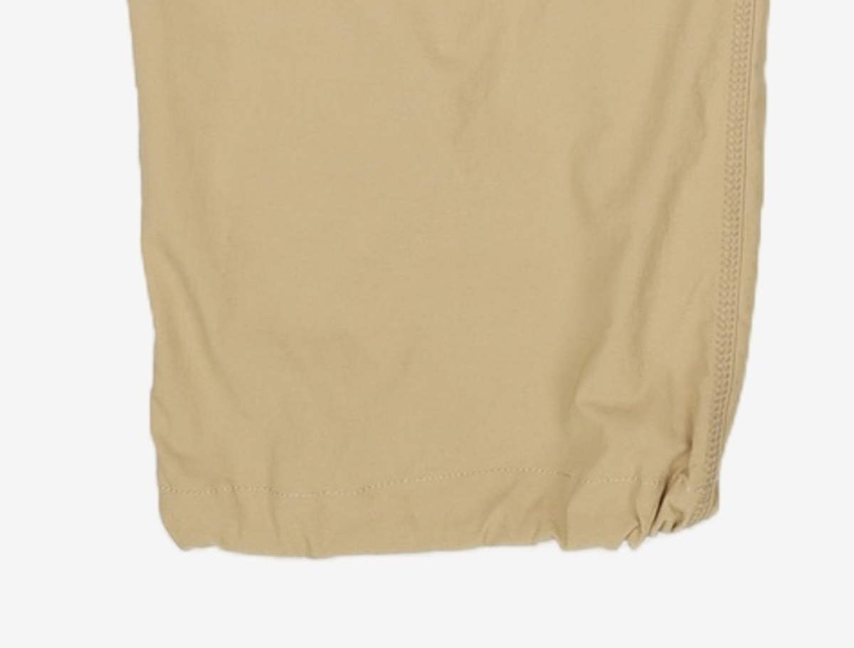 나이키(NIKE) 테크 우븐 오픈 헴 팬츠 M - 파라슈트 베이지:블랙 / HM7159-297 XL