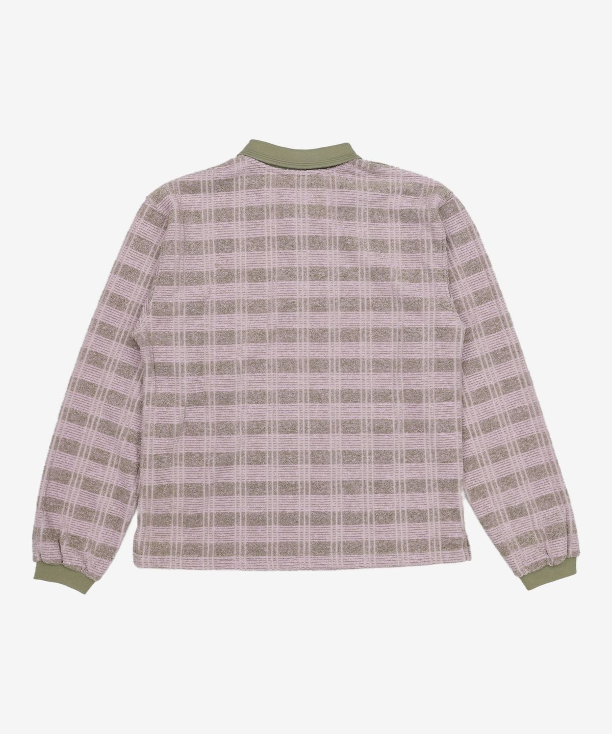 디스이즈네버댓(THISISNEVERTHAT) Striped Rugby L/S Top Light Olive M