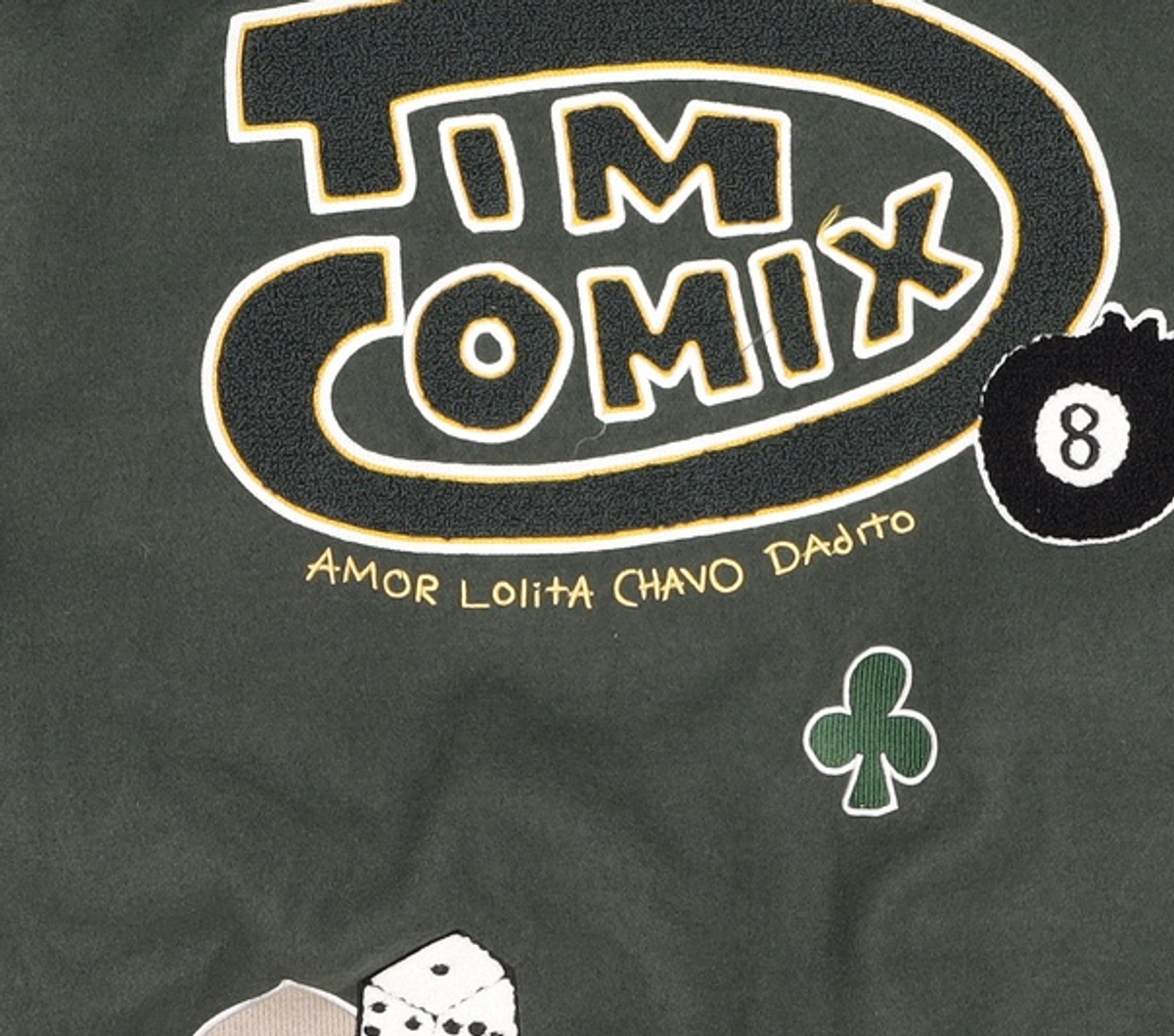 팀코믹스(TIMCOMIX) TRUMP & DICE VARSITY JACKET KHAKI S