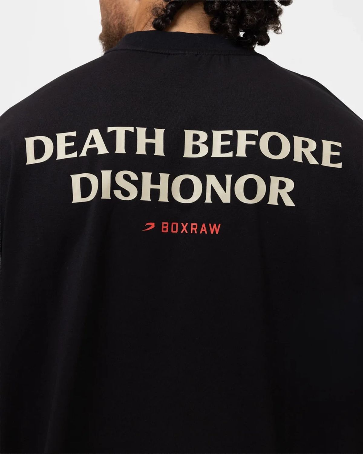복스로(BOXRAW) Death Before Dishonor 롱슬리브 티셔츠 BXRW-DBDLST [블랙]