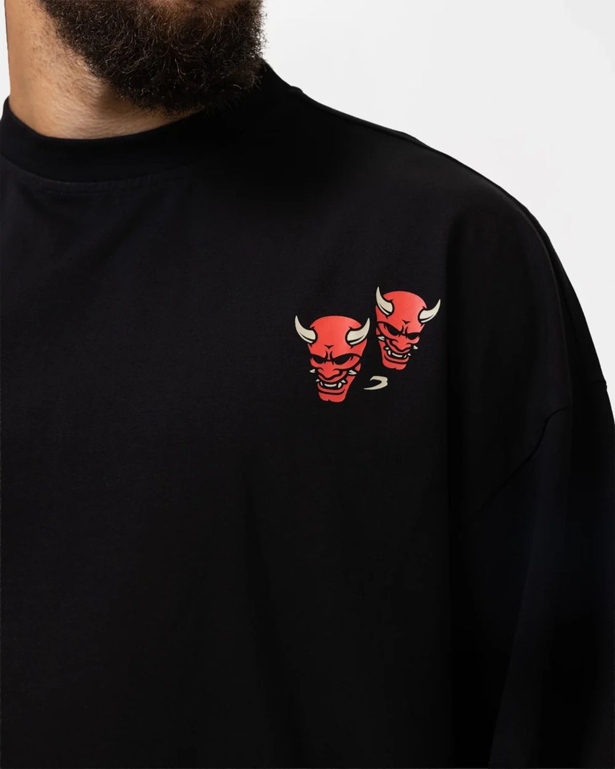 복스로(BOXRAW) Death Before Dishonor 롱슬리브 티셔츠 BXRW-DBDLST [블랙]
