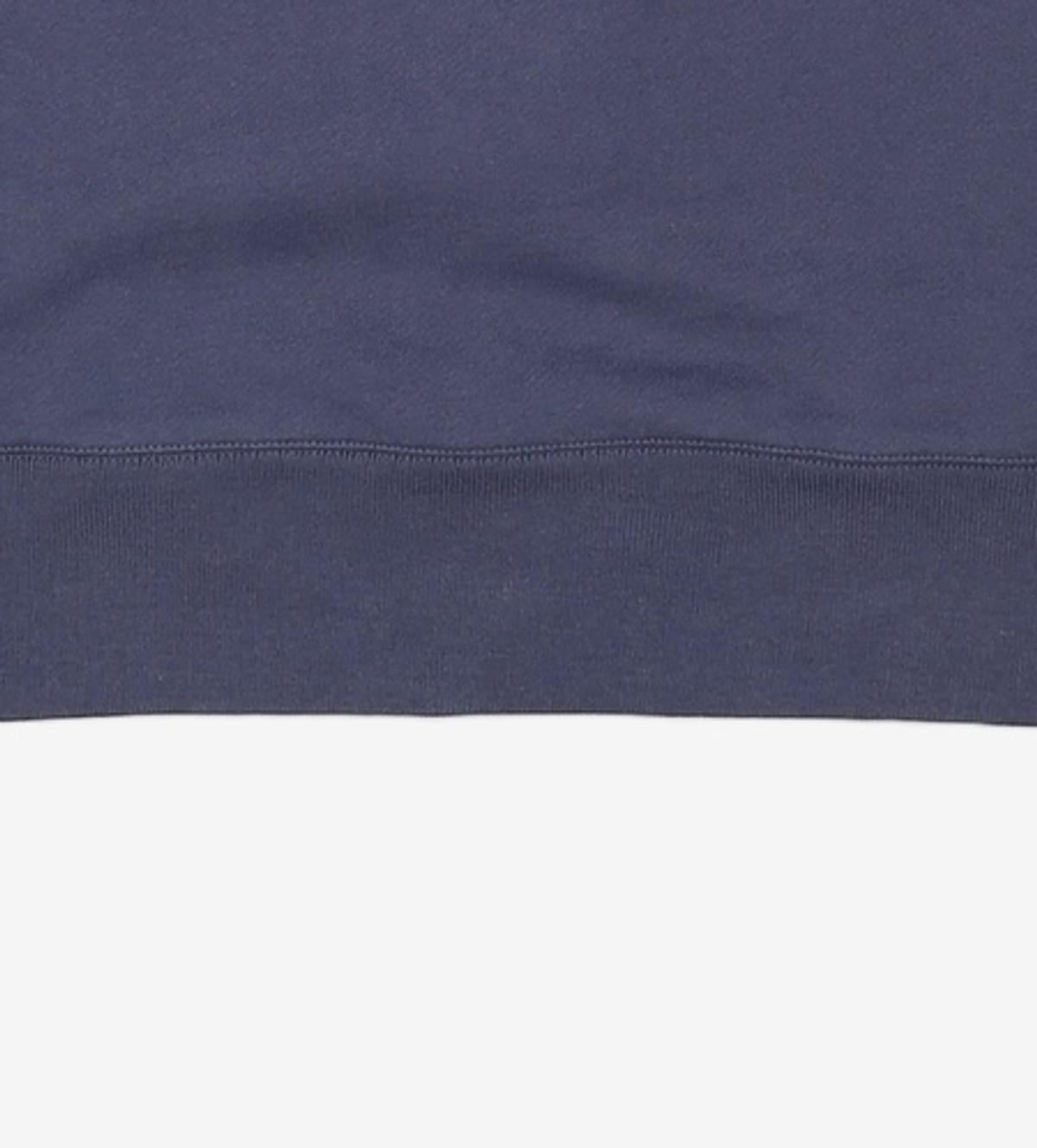 메종 키츠네(MAISON KITSUNE) 폭스 헤드 패치 컴포트 하프 집업 맨투맨 - 잉크 블루 / MM00314KM0001P476 XS