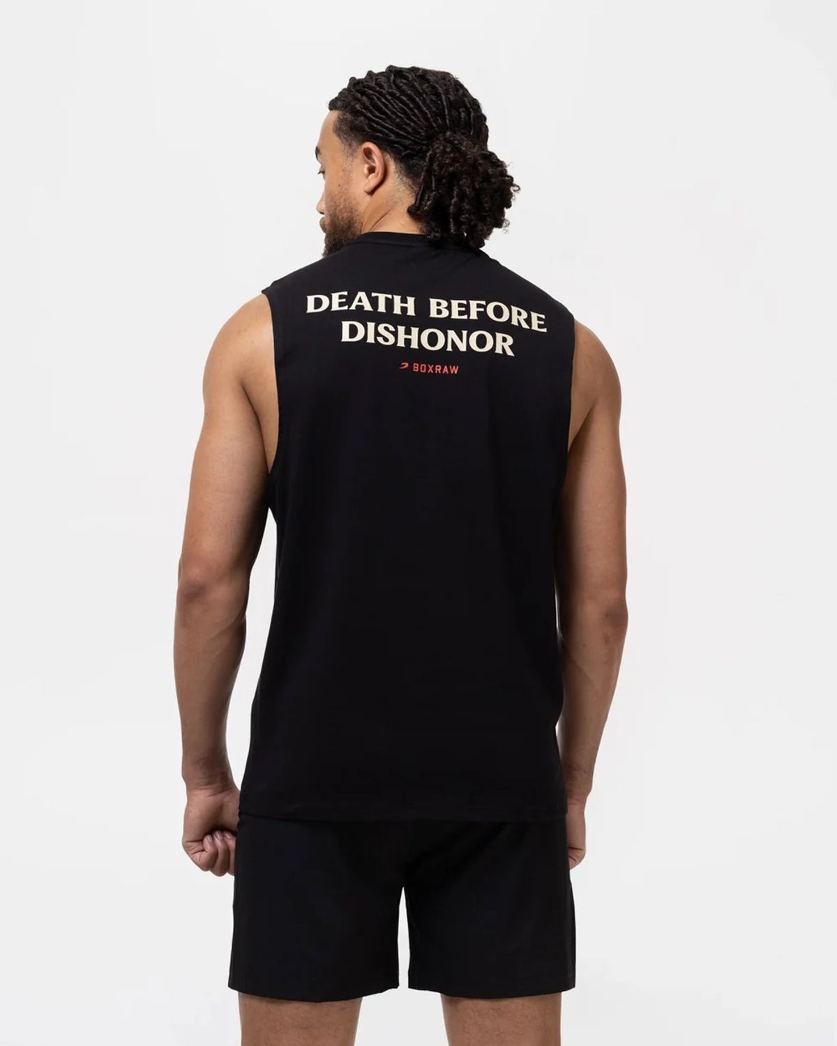 복스로(BOXRAW) Death Before Dishonor 머슬 탱크탑 BXRW-DBDMT