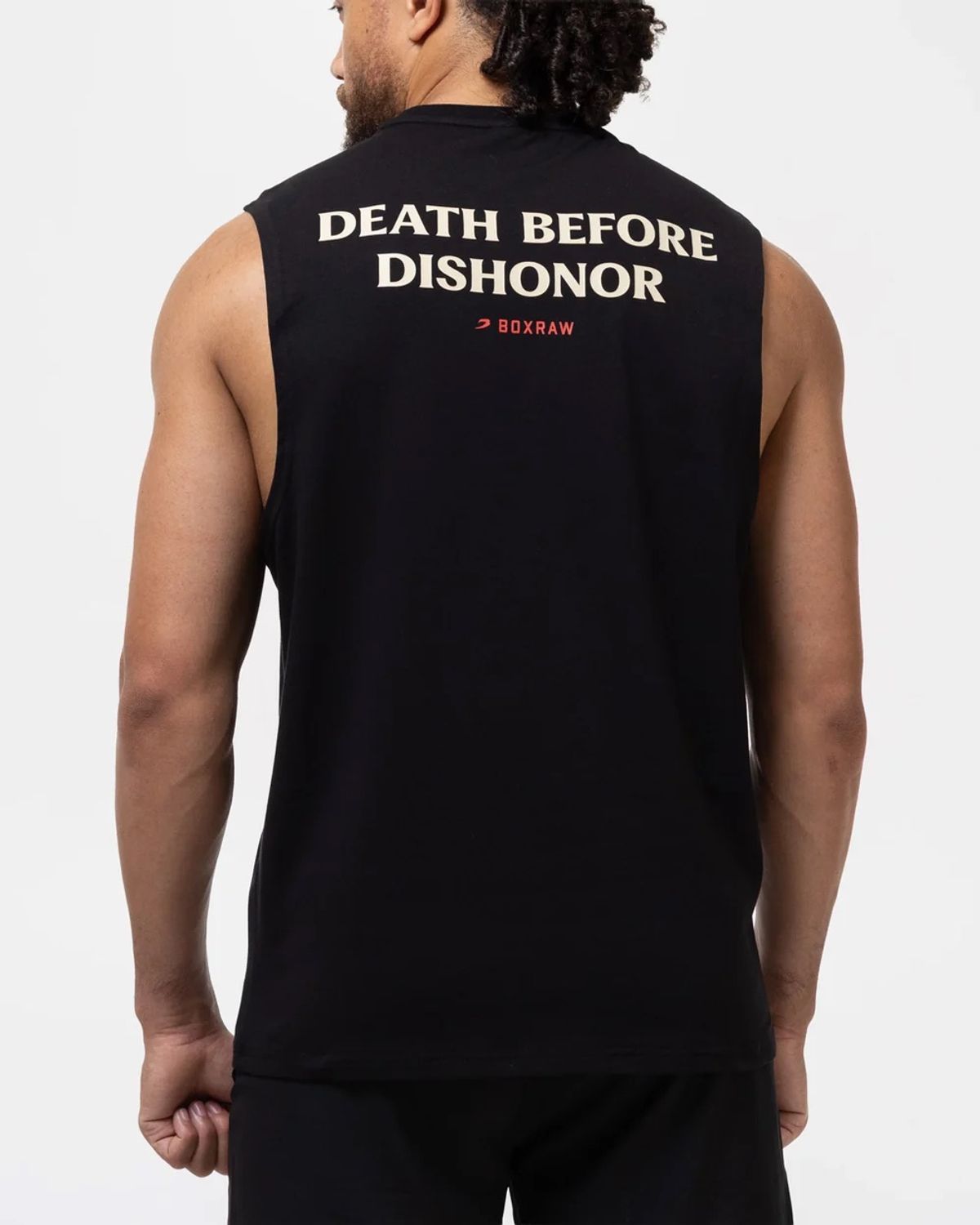 복스로(BOXRAW) Death Before Dishonor 머슬 탱크탑 BXRW-DBDMT