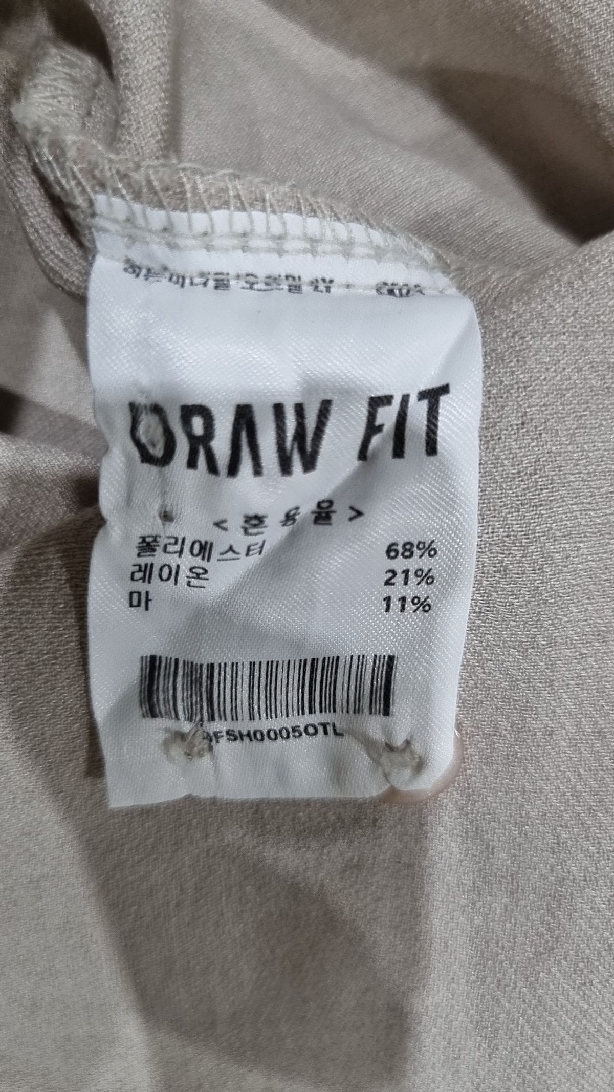 드로우핏(DRAW FIT) 캐주얼 셔츠 L