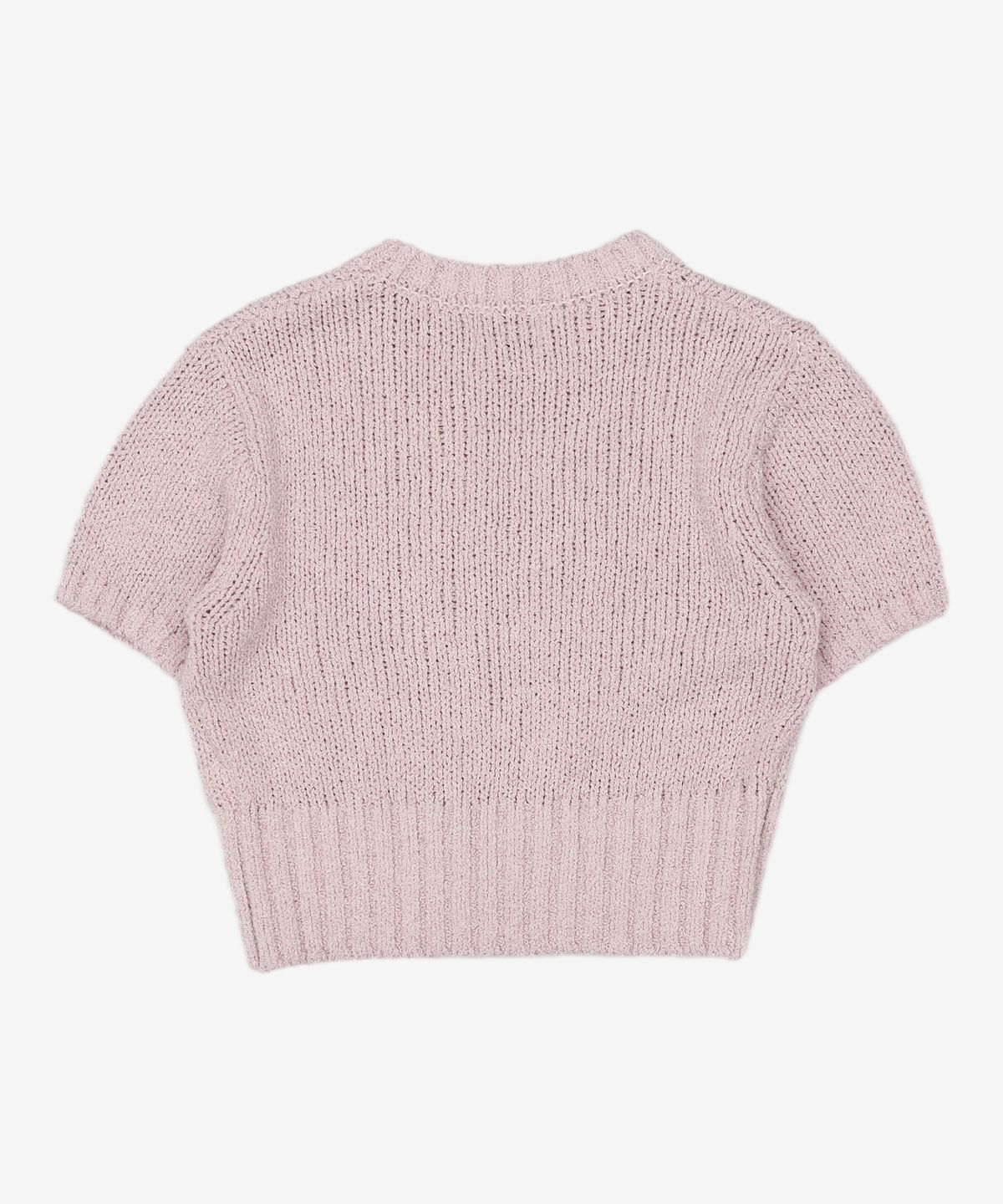 마리떼 프랑소와 저버(MARITHÉ + FRANҪOIS GIRBAUD) W CIRCLE LOGO BOUCLE KNIT pink OS