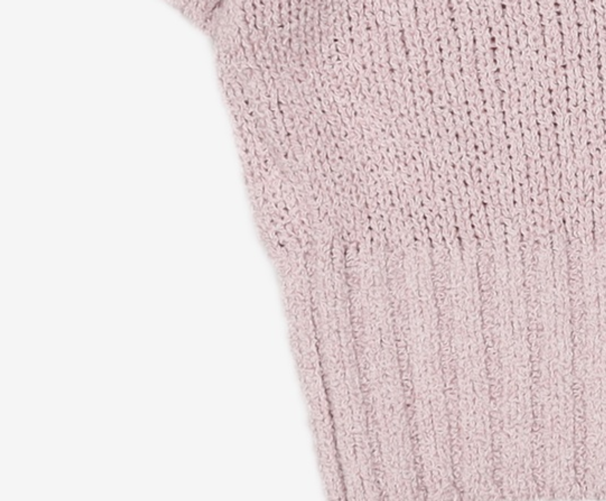 마리떼 프랑소와 저버(MARITHÉ + FRANҪOIS GIRBAUD) W CIRCLE LOGO BOUCLE KNIT pink OS