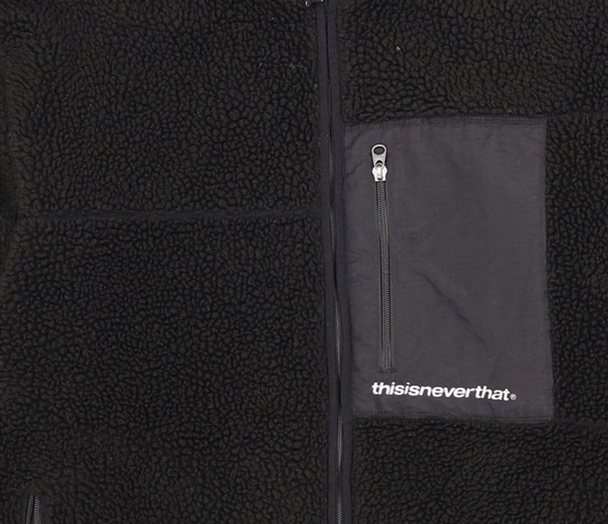 디스이즈네버댓(THISISNEVERTHAT) (FW21) SP Sherpa Fleece Jacket Navy L