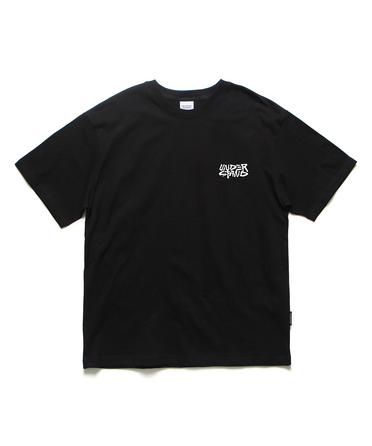 앱놀머씽(ABNORMALTHING) UDD 오버핏 티셔츠 블랙 (UDD T-SHIRT BLACK)
