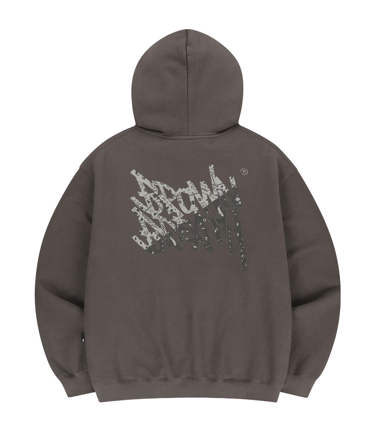 브라운브레스(BROWNBREATH) PAISELEY TAG HOODIE (3colors)