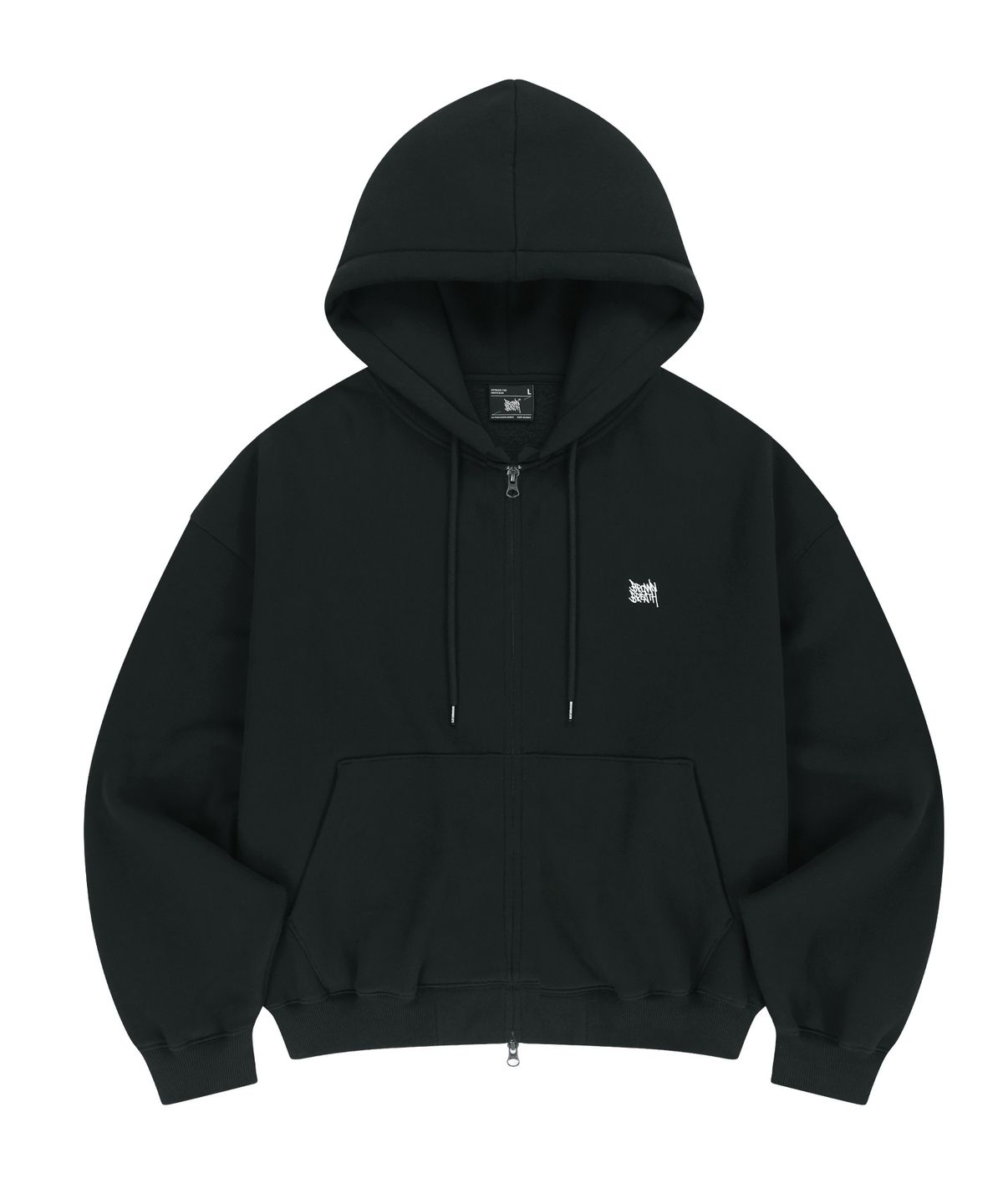브라운브레스(BROWNBREATH) ESSENTIAL CROP TAG ZIP UP (3colors)