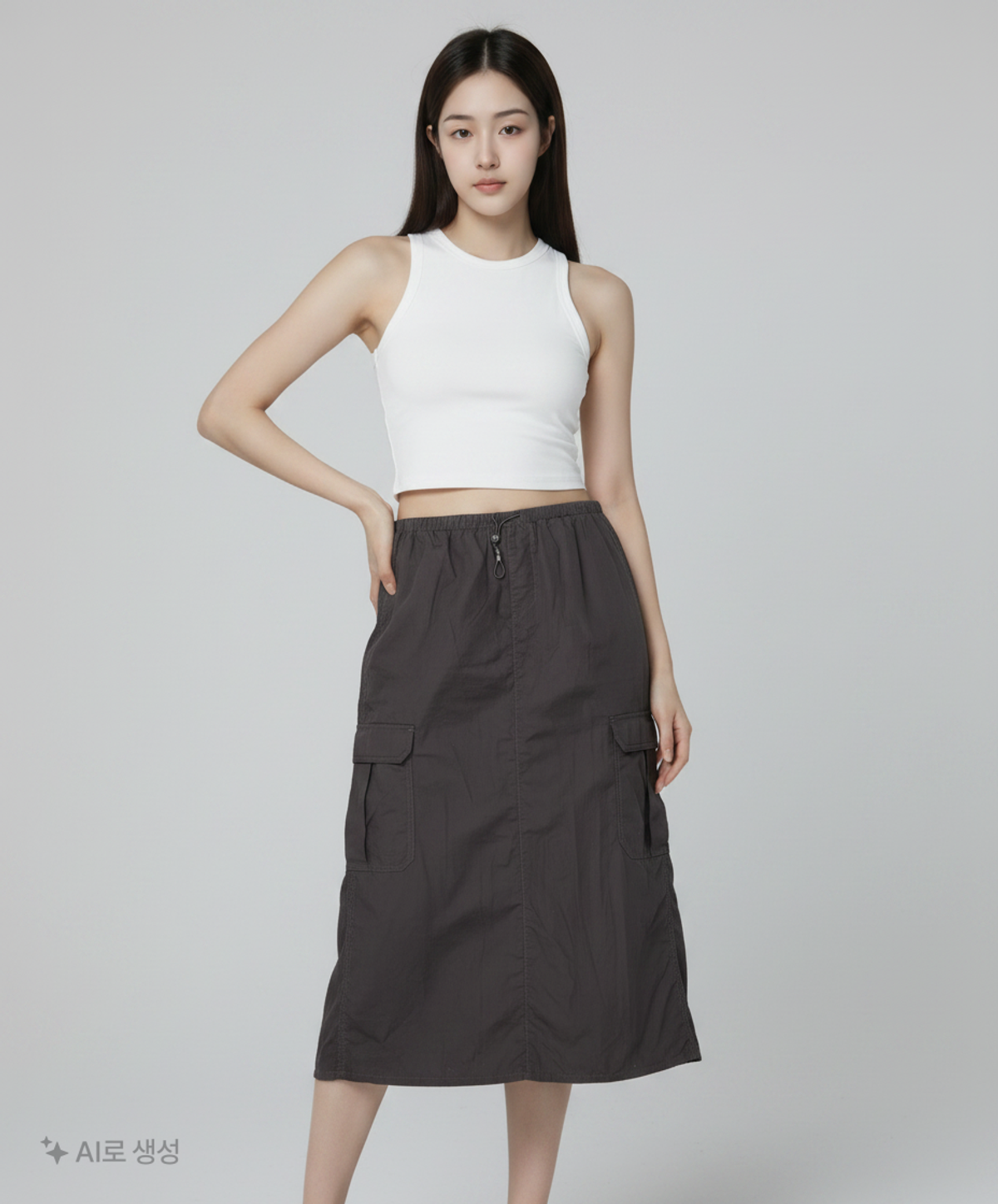 디바이디드에이치앤엠(DIVIDED H&M) 롱스커트 S