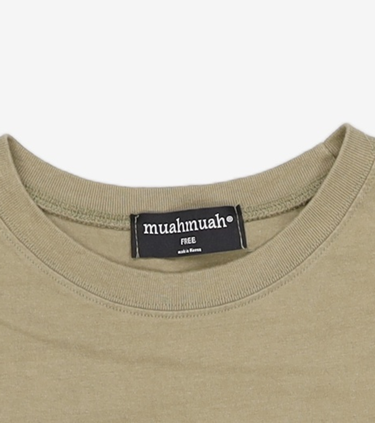 무아무아(MUAHMUAH) 반소매 티셔츠 FREE