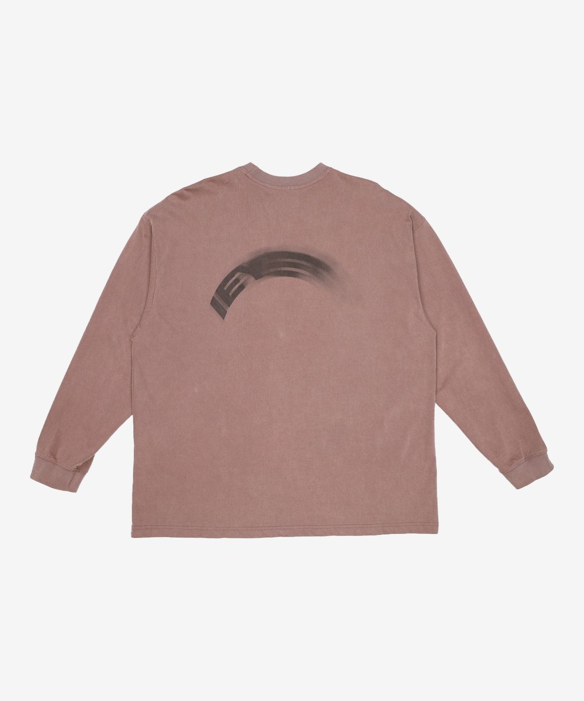 이에이(IEY) OVER MOTION LOGO LONG SLEEVE T-SHIRT Red M