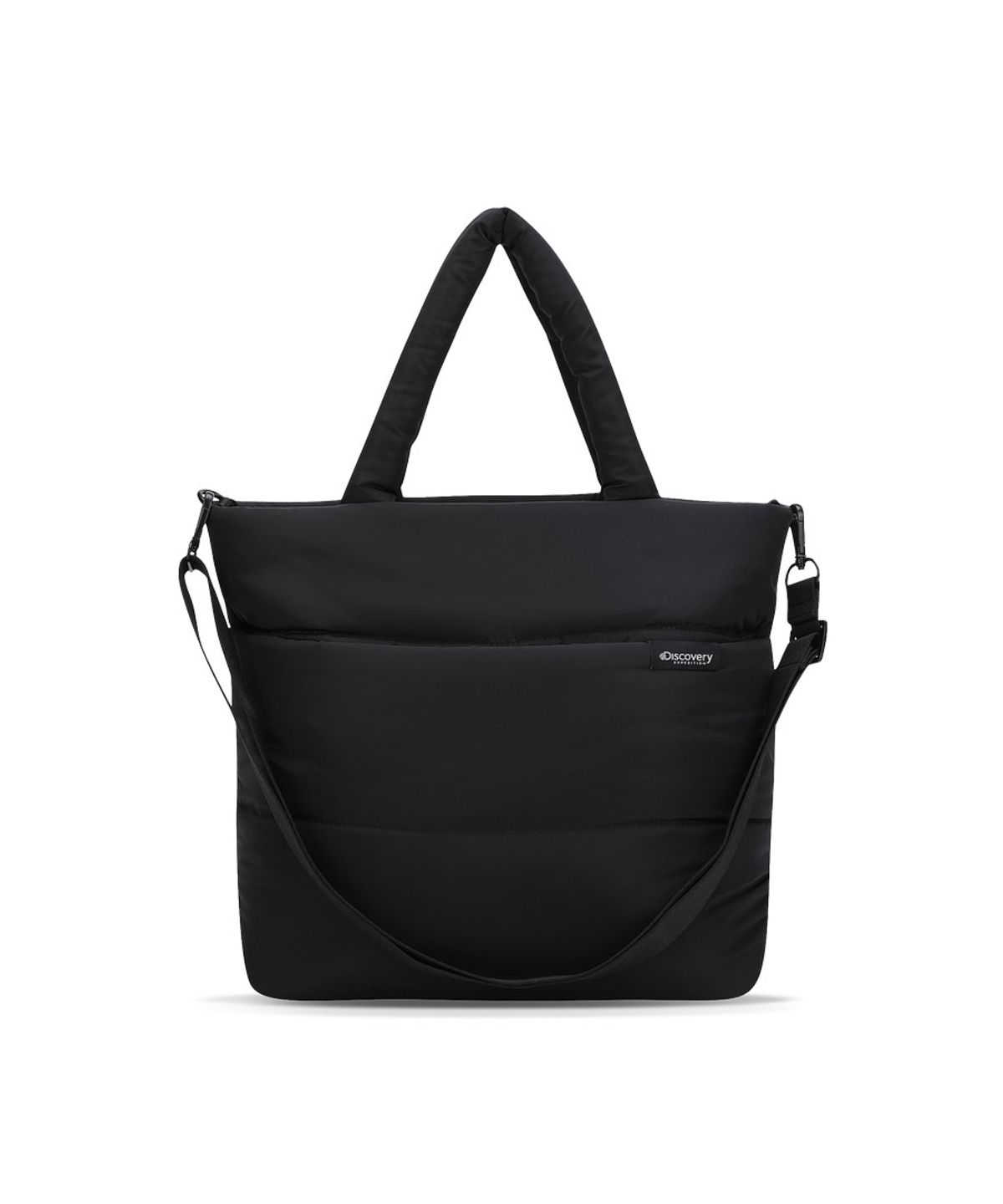 디스커버리 익스페디션(DISCOVERY EXPEDITION) 웰니스 패딩 토트백 (BLACK)
