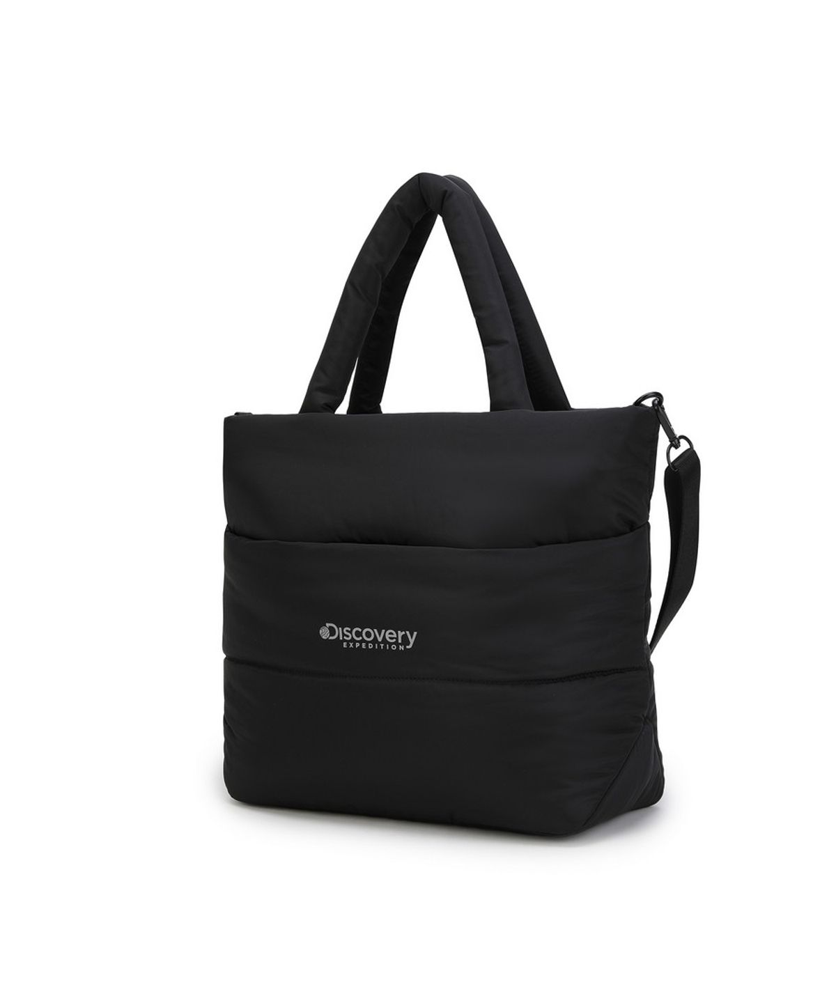 디스커버리 익스페디션(DISCOVERY EXPEDITION) 웰니스 패딩 토트백 (BLACK)