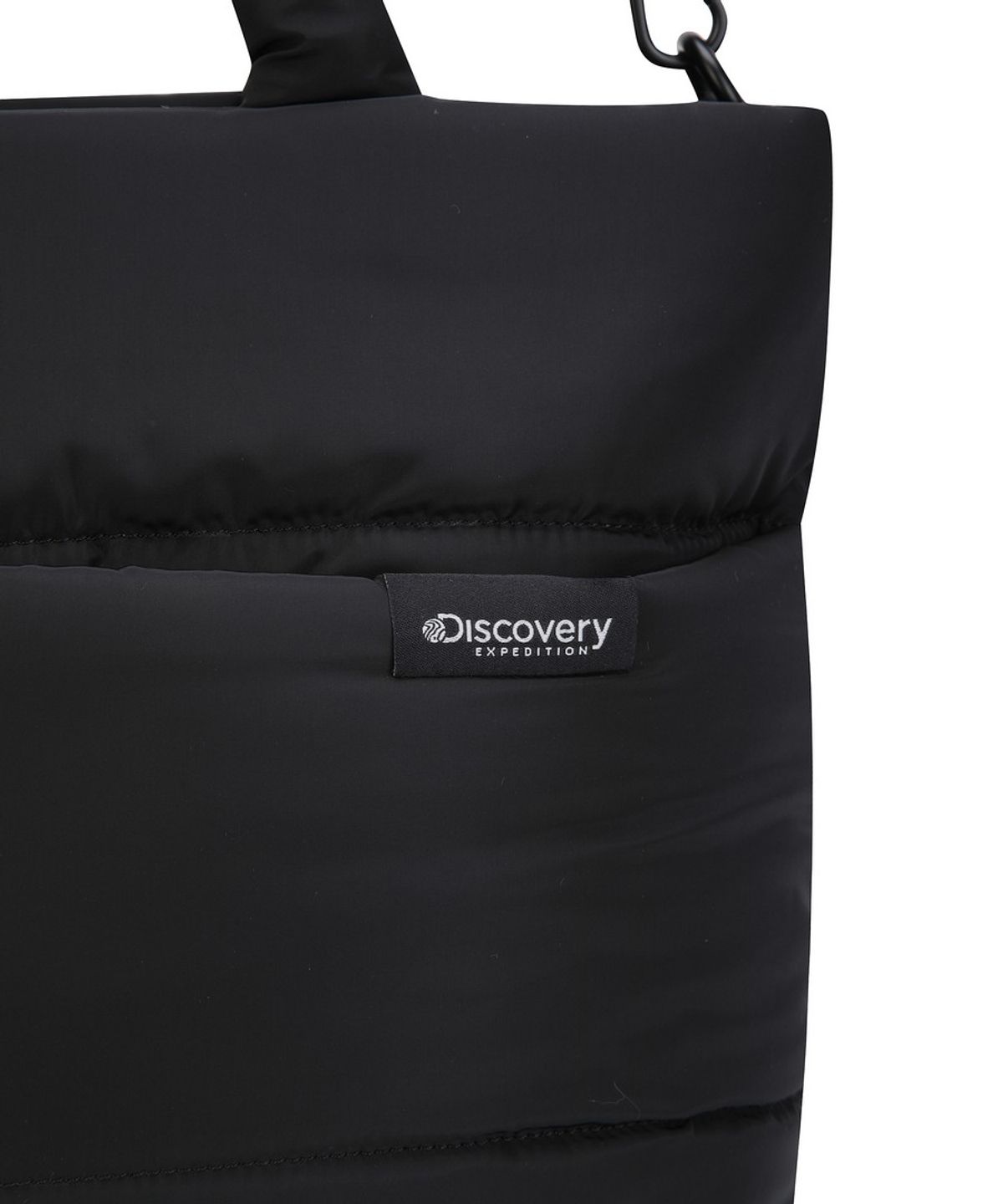 디스커버리 익스페디션(DISCOVERY EXPEDITION) 웰니스 패딩 토트백 (BLACK)