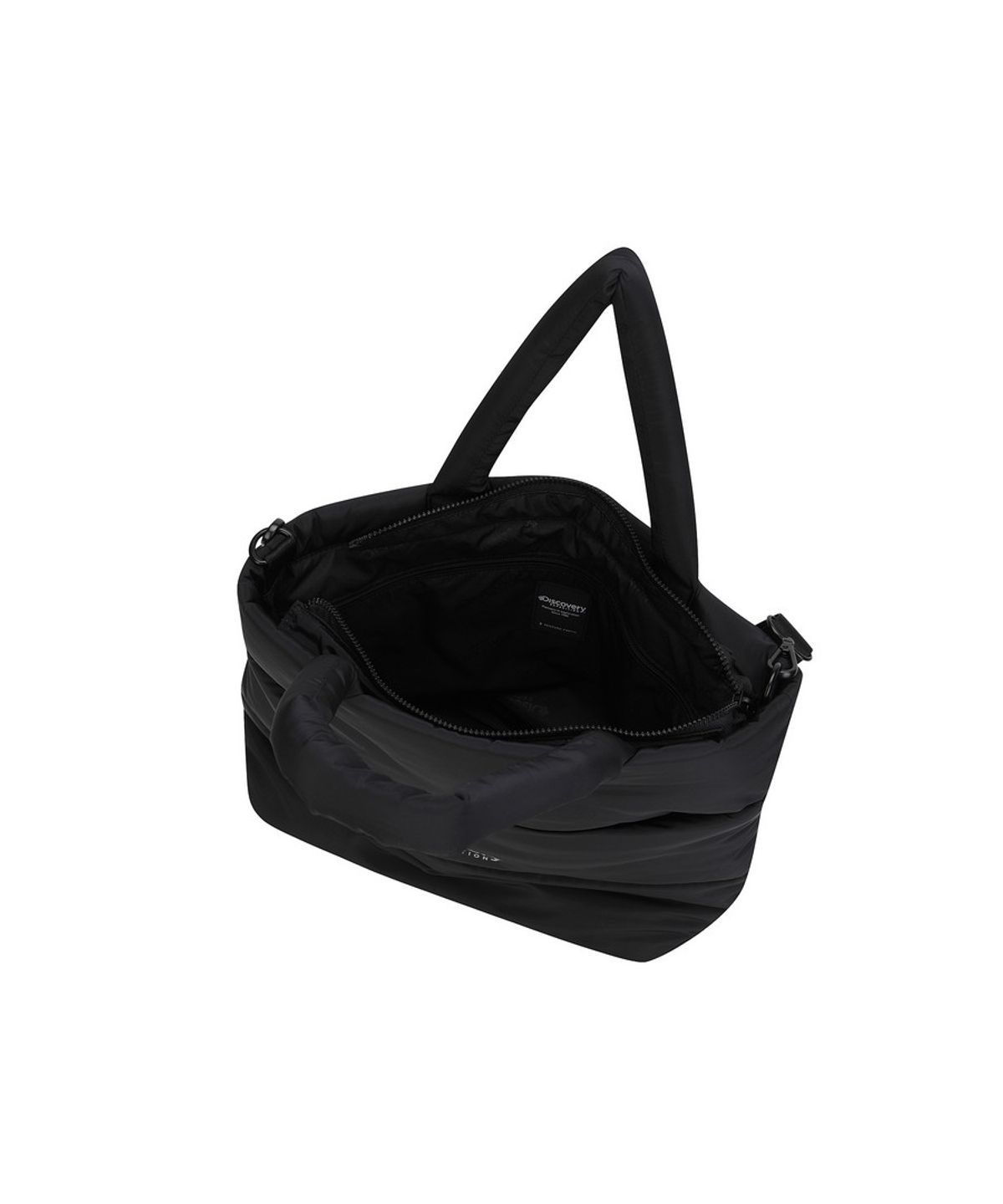 디스커버리 익스페디션(DISCOVERY EXPEDITION) 웰니스 패딩 토트백 (BLACK)