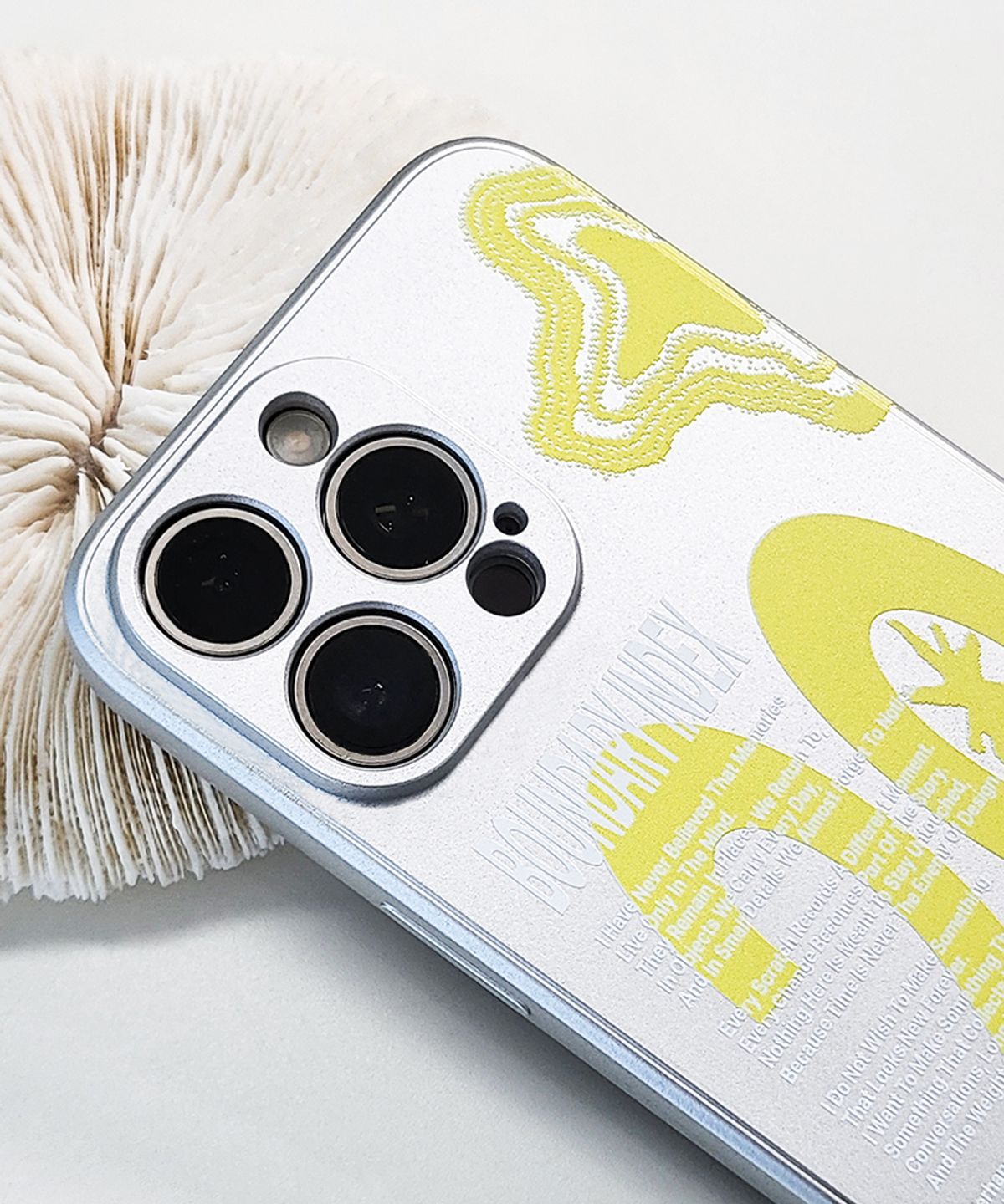 메모리즈바운더리(MEMORIESBOUNDARY) BOUNDARY INDEX Phone Case 029 (SV_SignalYellow)