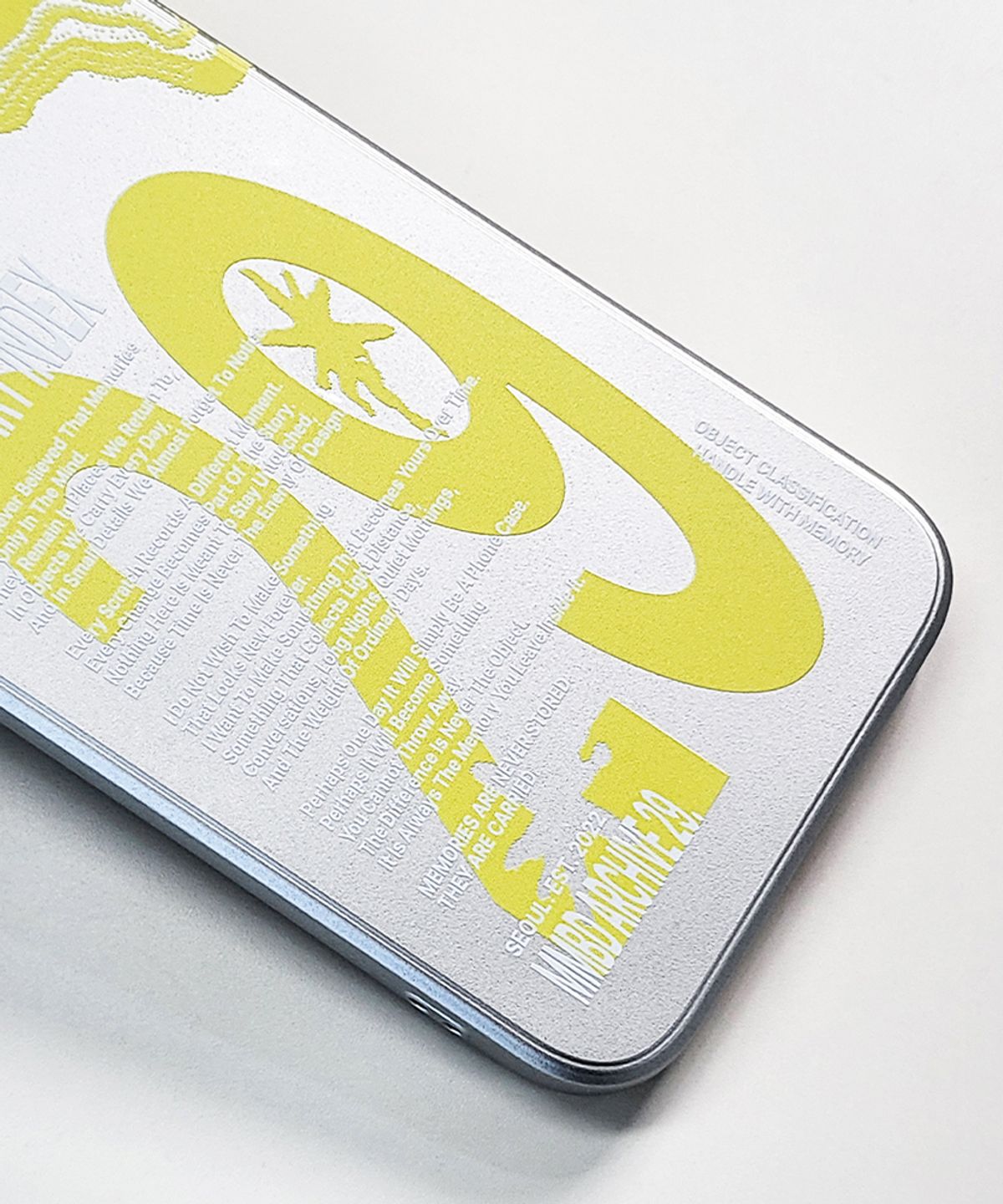 메모리즈바운더리(MEMORIESBOUNDARY) BOUNDARY INDEX Phone Case 029 (SV_SignalYellow)
