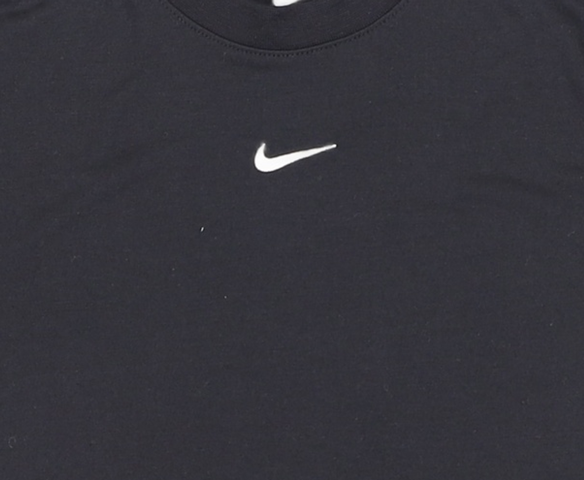 나이키(NIKE) 스포츠웨어 에센셜 슬림 핏 크롭 티셔츠 W - 블랙:화이트 / FB2874-010 80