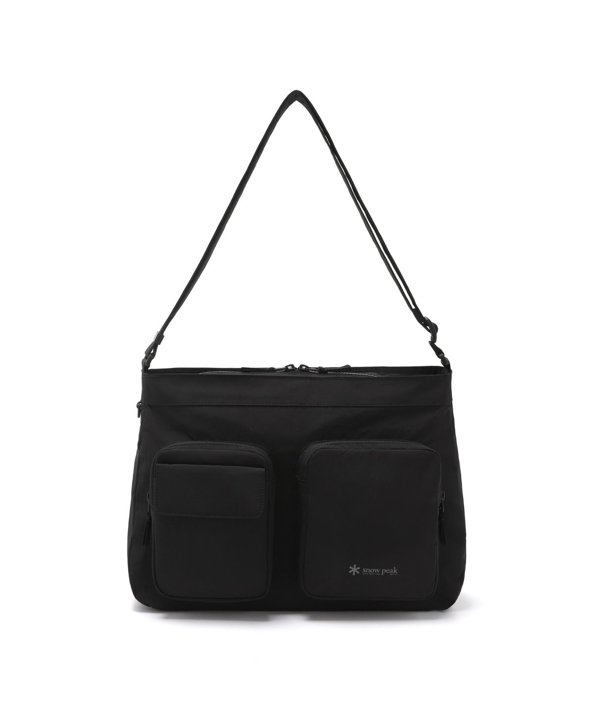 스노우피크 어패럴(SNOWPEAK APPAREL) 에코 타슬란 립 메신저백 10L (S26FUFCB78) Black