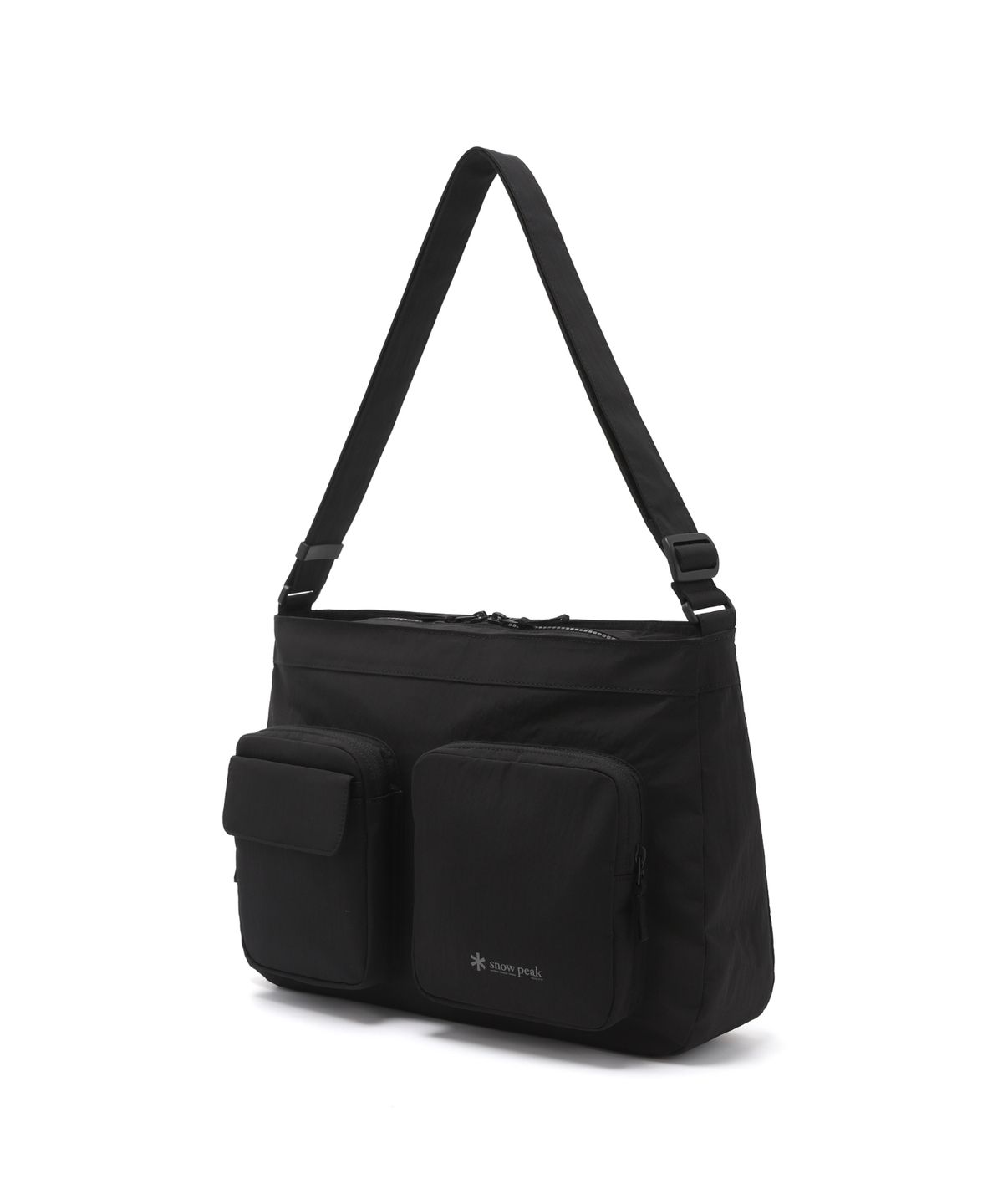 스노우피크 어패럴(SNOWPEAK APPAREL) 에코 타슬란 립 메신저백 10L (S26FUFCB78) Black