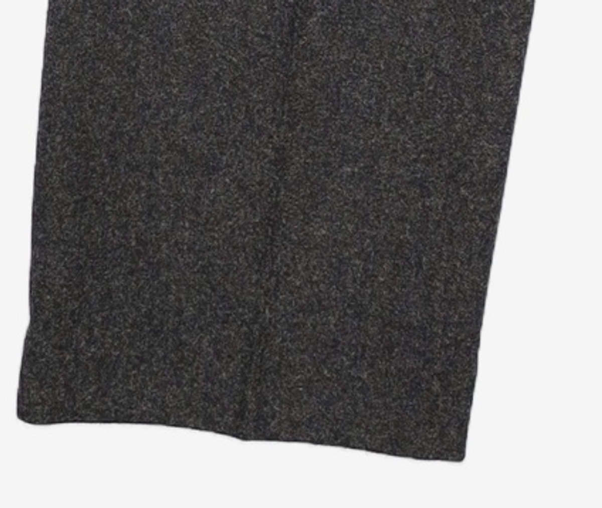 넌블랭크(NONBLANK) 울 플란넬 세미 와이드 핏 슬랙스_DARK GREY XL