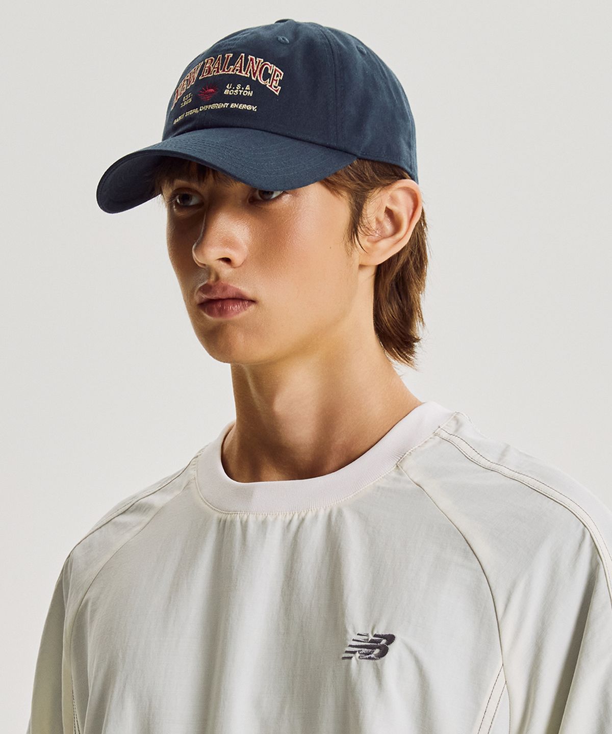 뉴발란스(NEW BALANCE) NBGDGF1106 / 모닝레이브 아치형 볼캡 (NAVY)