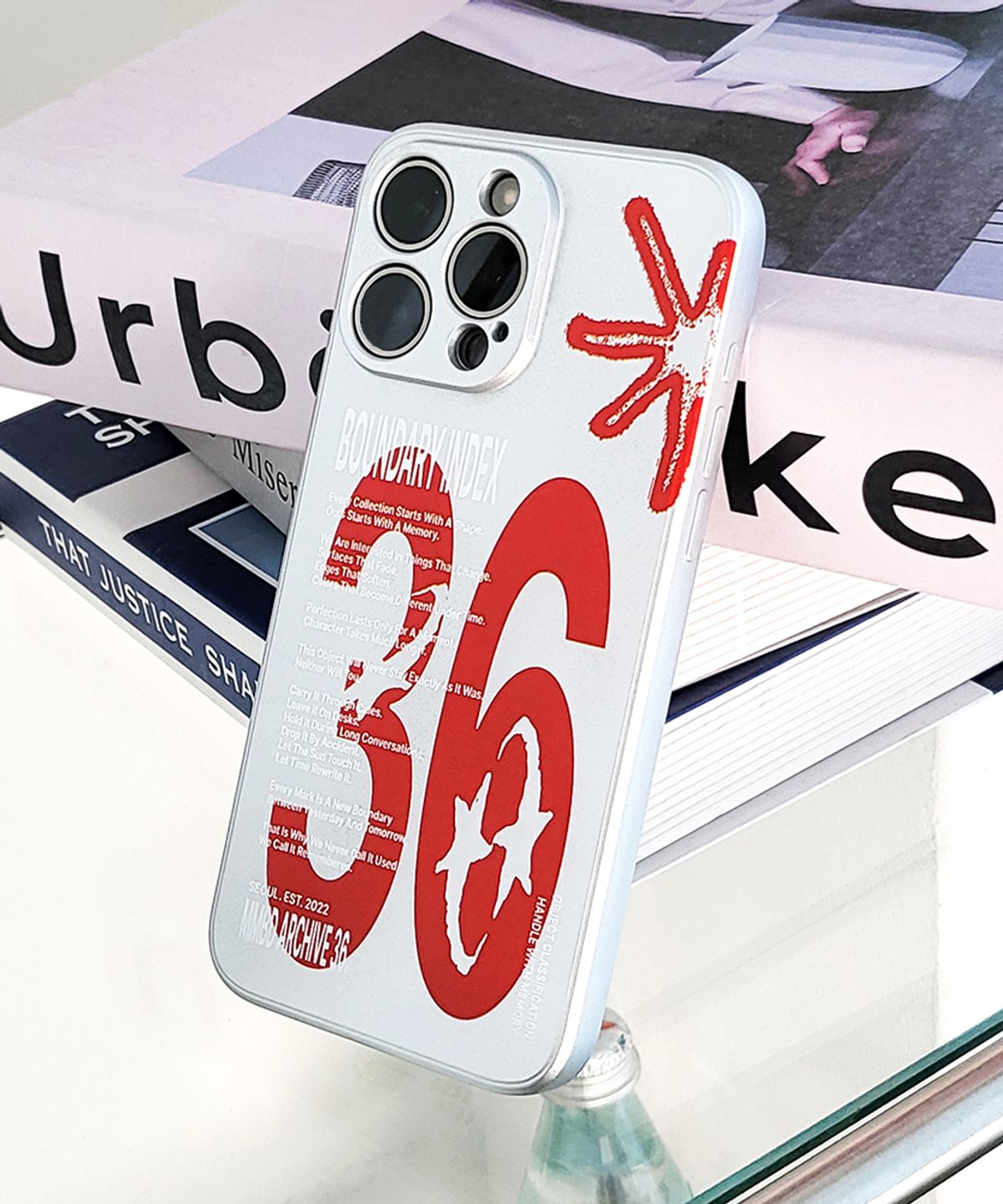 메모리즈바운더리(MEMORIESBOUNDARY) BOUNDARY INDEX Phone Case 036 (SV_ImpactRed)